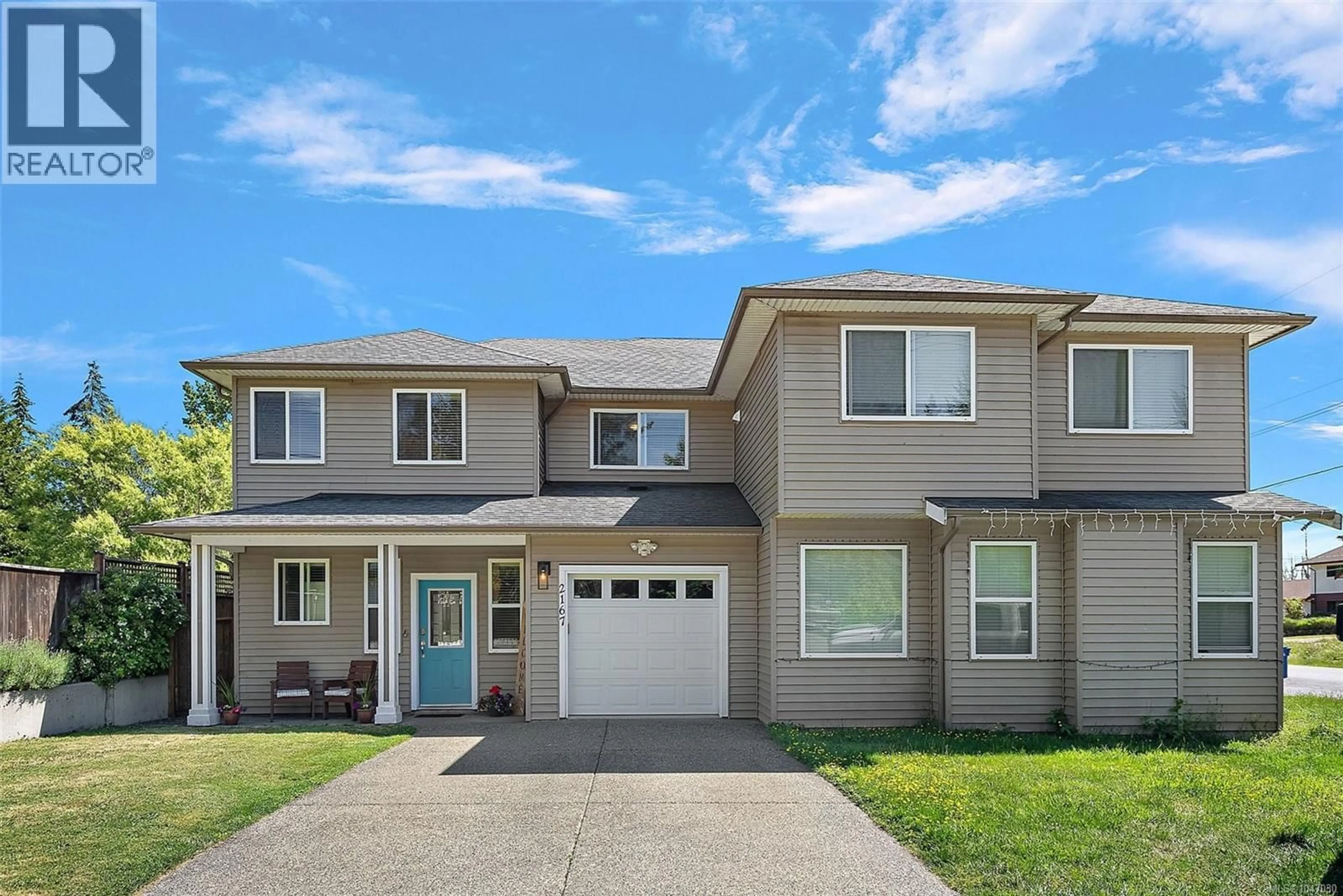 Home with vinyl exterior material, street for A - 2167 PYRITE DRIVE, Sooke British Columbia V9Z0L8