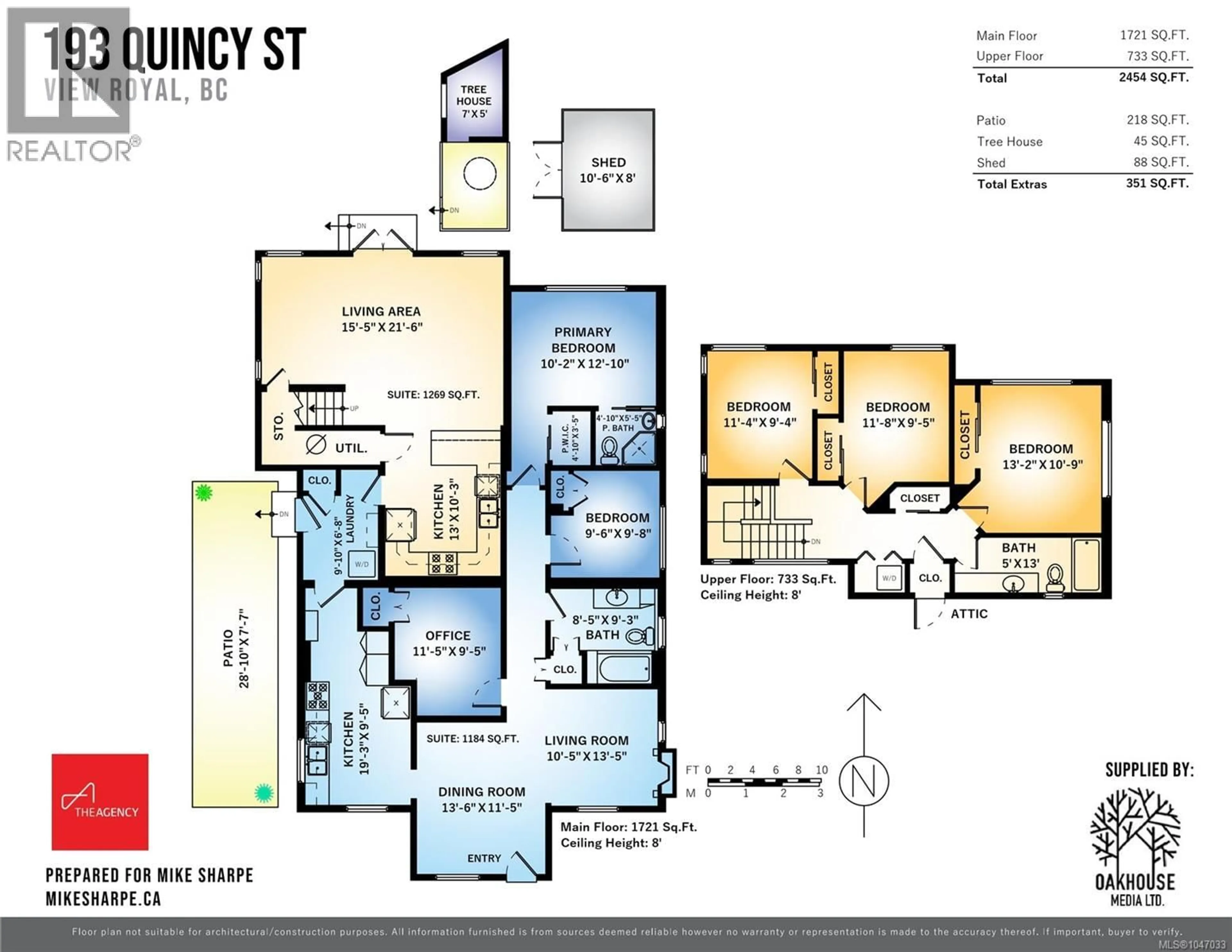 Floor plan for 193 QUINCY STREET, View Royal British Columbia V8Z5E9