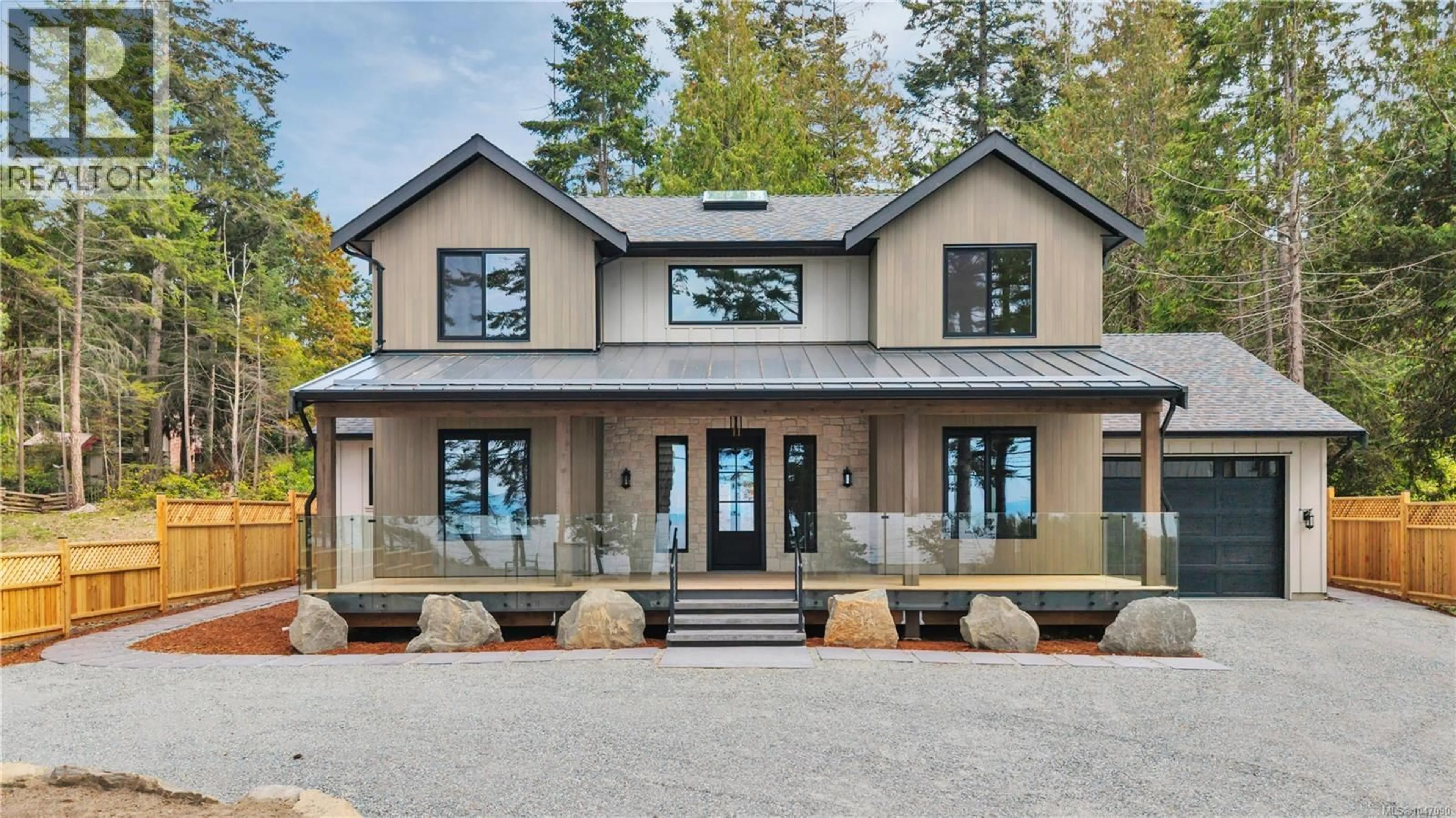 Home with brick exterior material, street for 729 BERRY POINT ROAD, Gabriola Island British Columbia V0R1X1