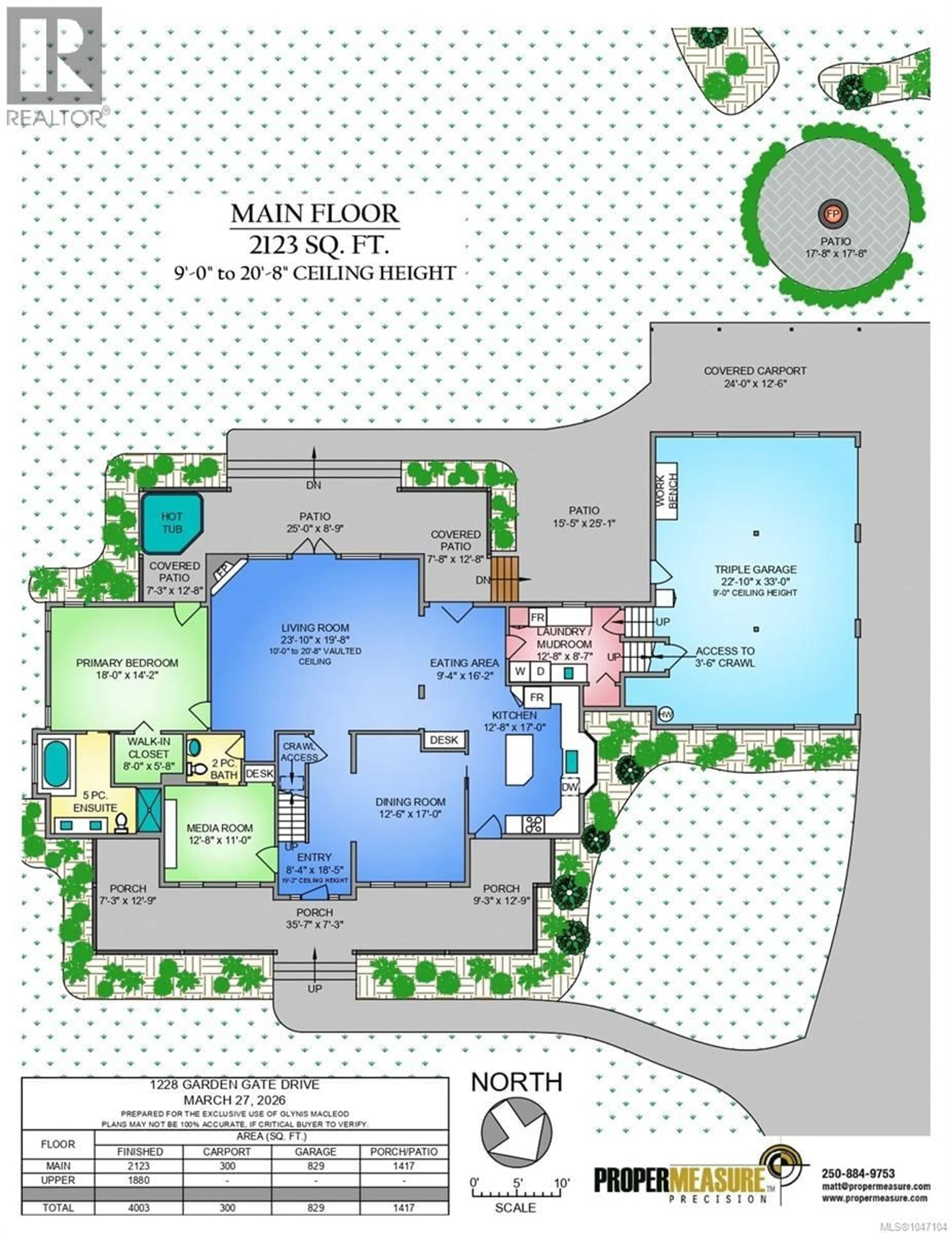 Floor plan for 1228 GARDEN GATE DRIVE, Central Saanich British Columbia V8M2H6