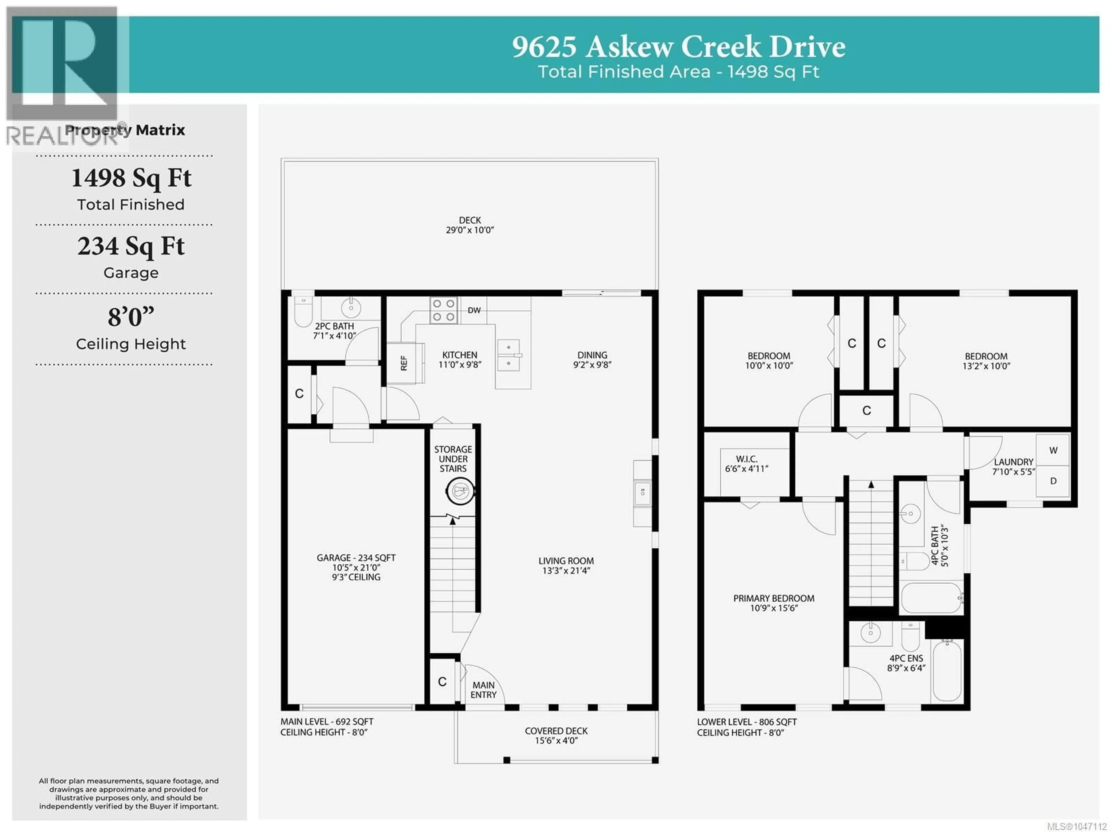Floor plan for 9625 ASKEW CREEK DRIVE, Chemainus British Columbia V0R1K3