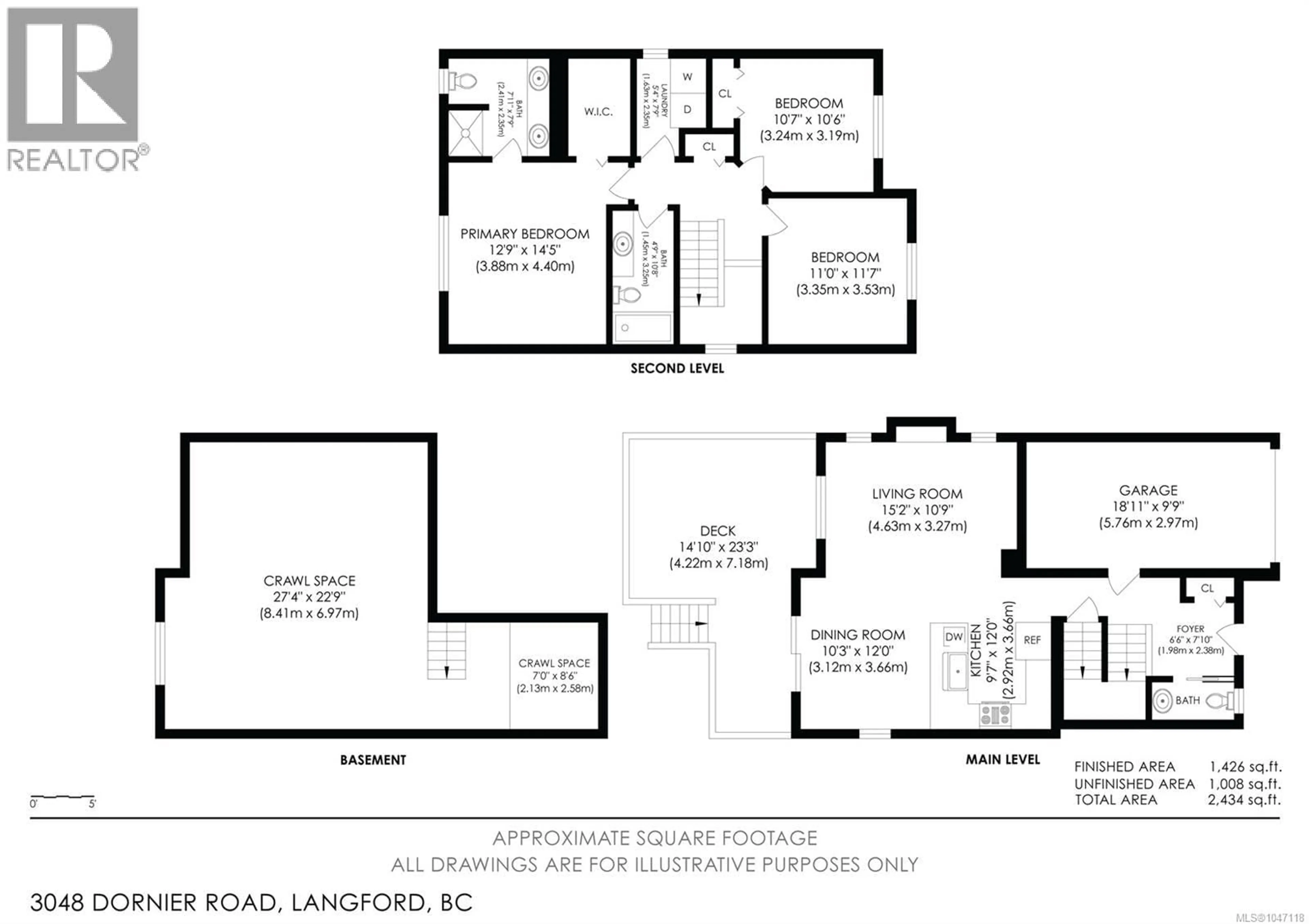 Floor plan for 3048 DORNIER ROAD, Langford British Columbia V9B0N2