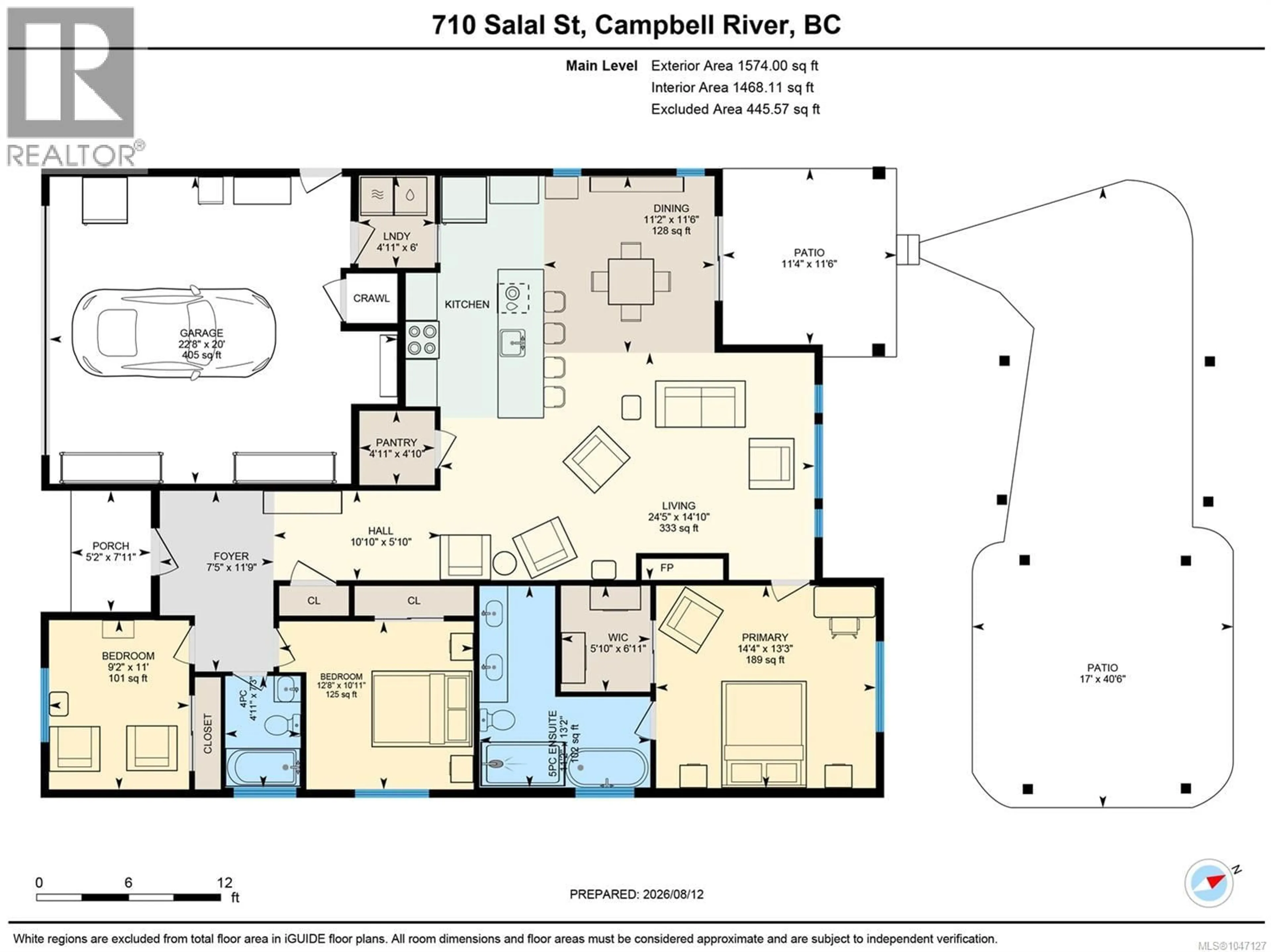 Floor plan for 710 SALAL STREET, Campbell River British Columbia V9H0E6