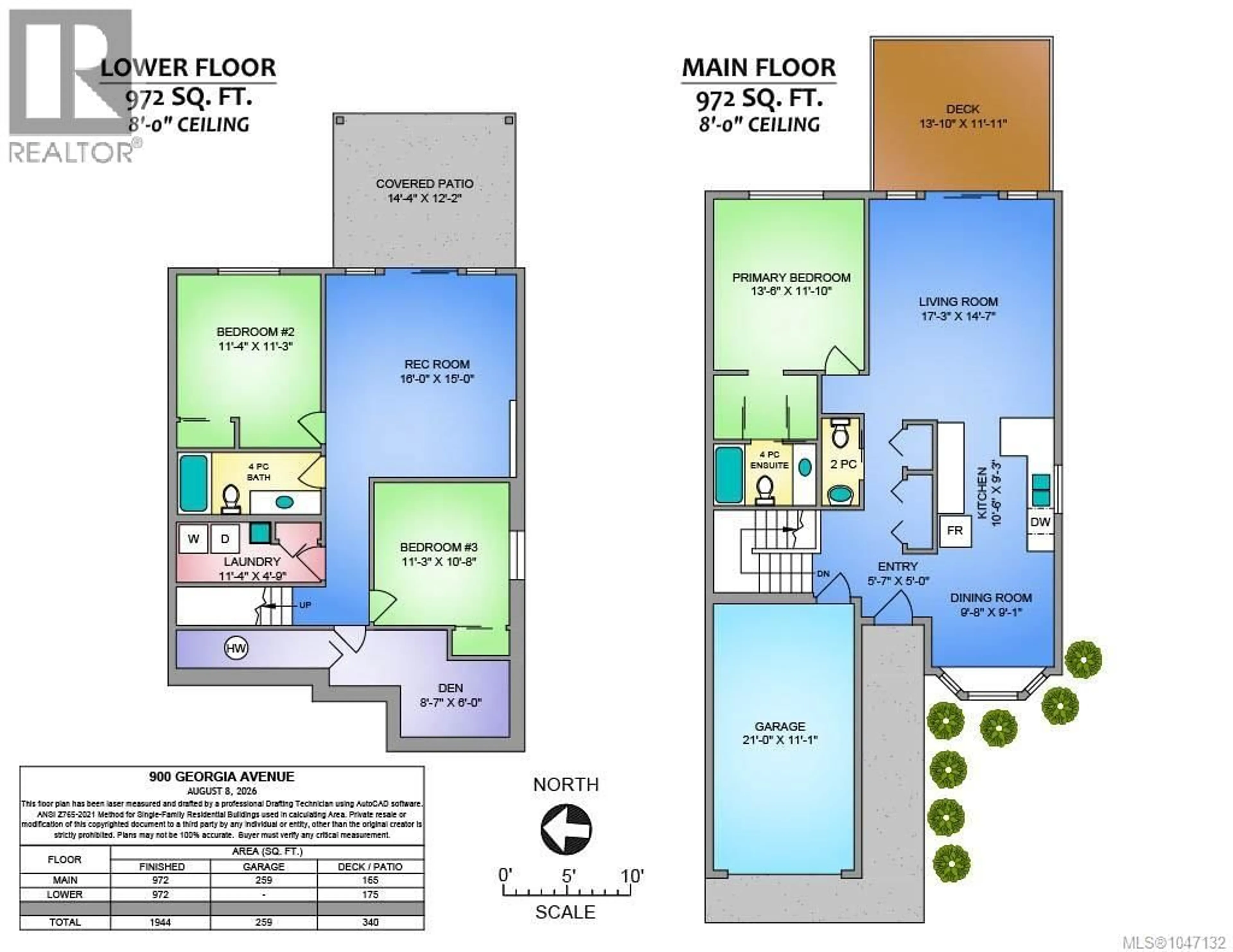 Floor plan for 900 GEORGIA AVENUE, Nanaimo British Columbia V9R5W8