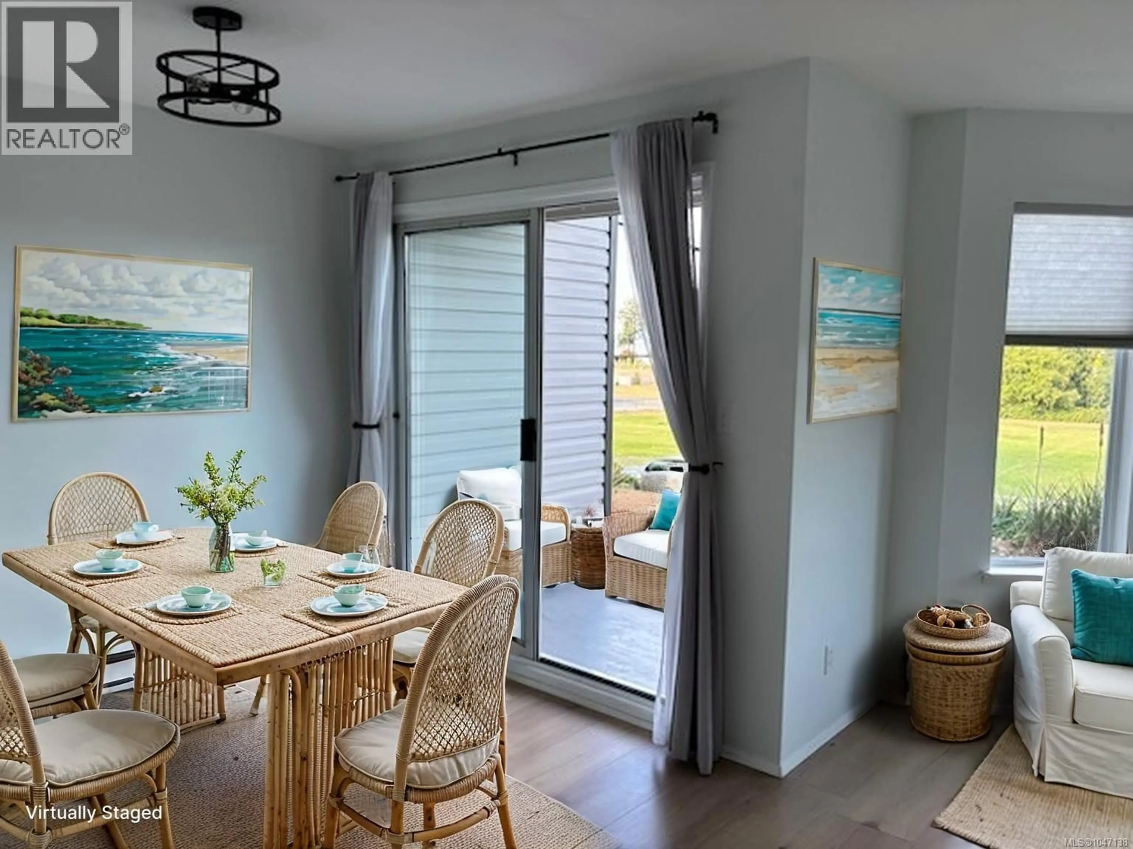 Dining room, wood/laminate floor for 106 - 9916 DANIEL STREET, Chemainus British Columbia V0R1K1