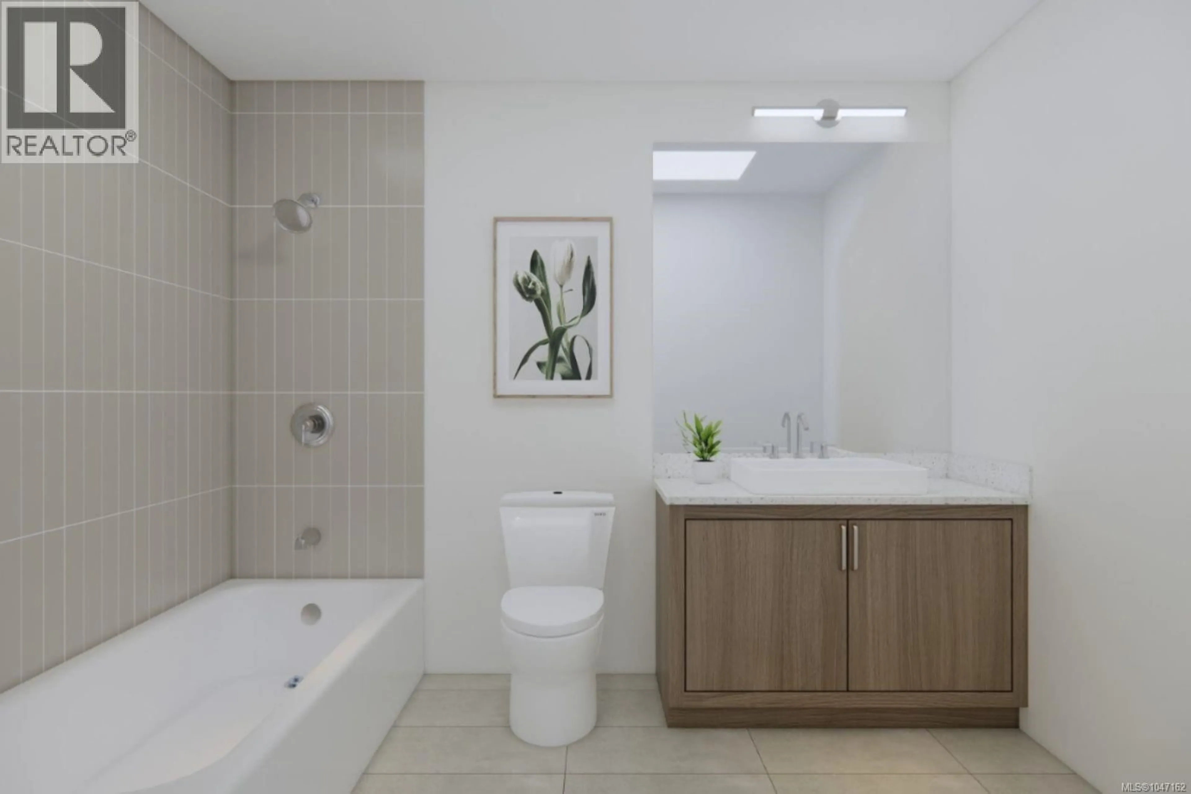 Contemporary bathroom, ceramic/tile floor for 302 - 529 TERMINAL AVENUE, Nanaimo British Columbia V9S4K1