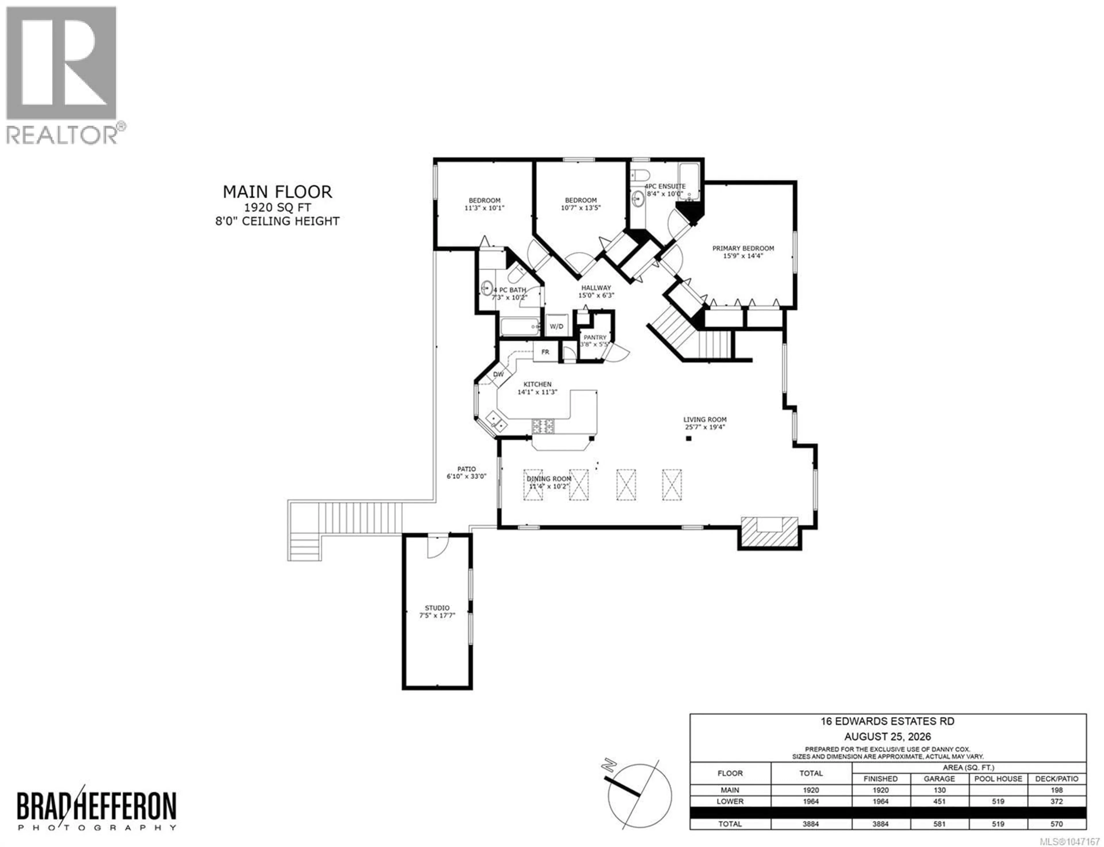 Floor plan for 16 EDWARDS ESTATES ROAD, View Royal British Columbia V9B5X2