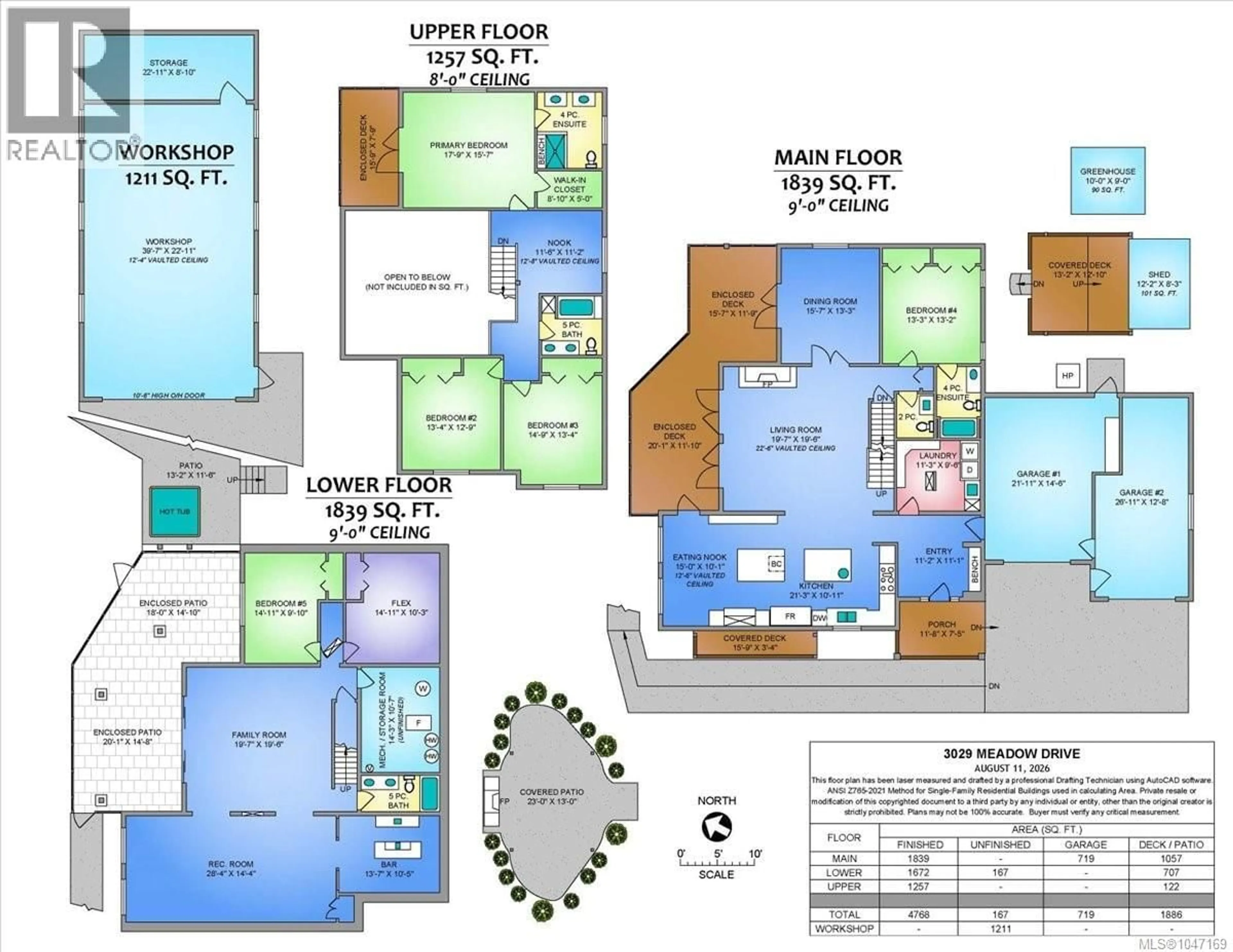 Floor plan for 3029 MEADOW DRIVE, Nanaimo British Columbia V9R7C6