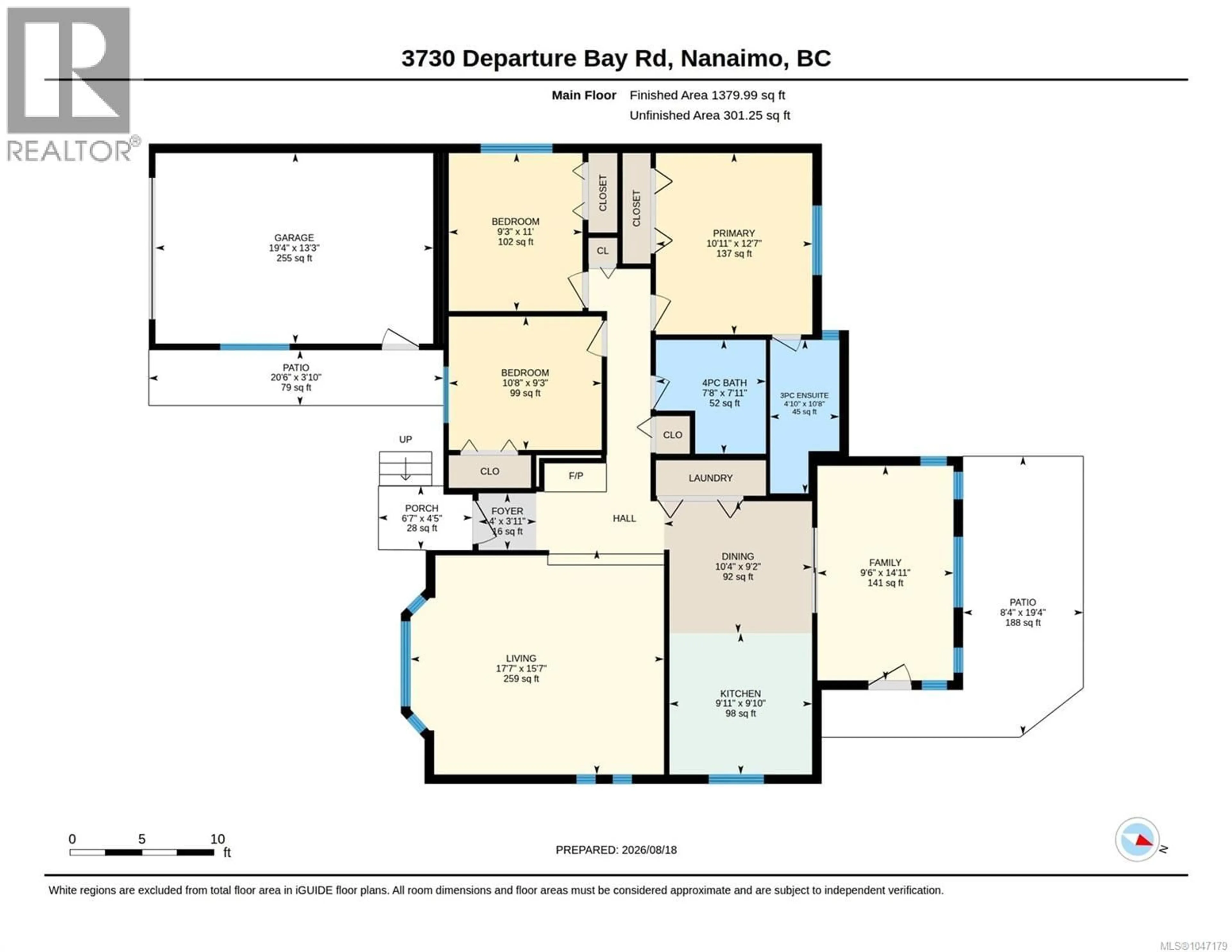 Floor plan for 3730 DEPARTURE BAY ROAD, Nanaimo British Columbia V9T1C4