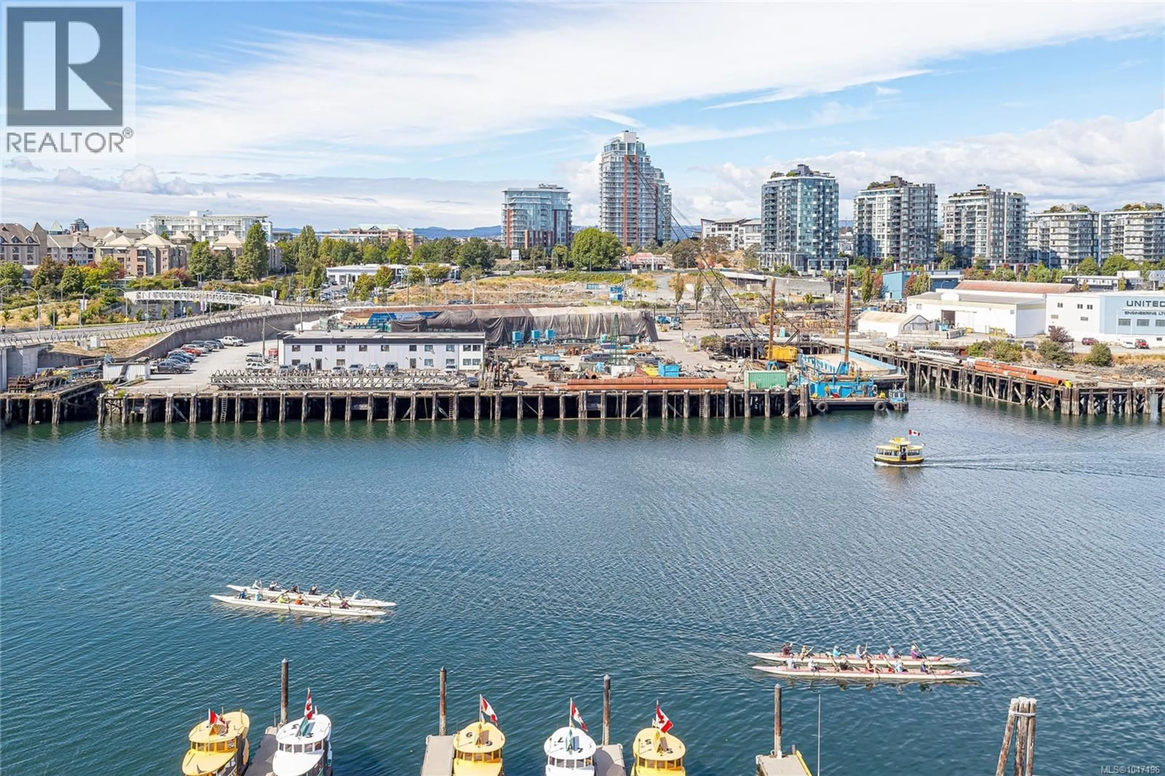 A pic from outside/outdoor area/front of a property/back of a property/a pic from drone, water/lake/river/ocean view for 120 - 409 SWIFT STREET, Victoria British Columbia V8W1S2