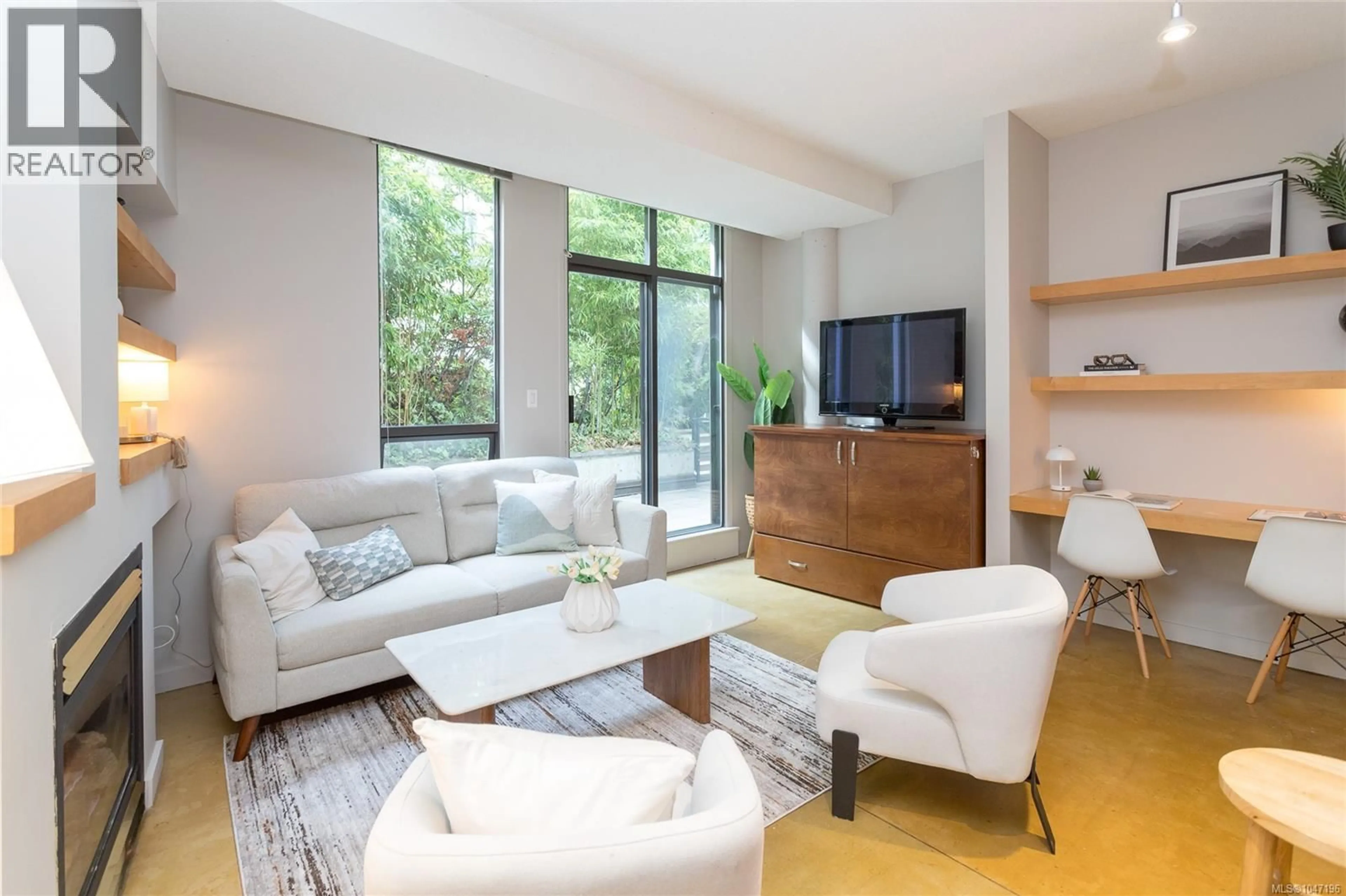 Living room with furniture, unknown for 120 - 409 SWIFT STREET, Victoria British Columbia V8W1S2