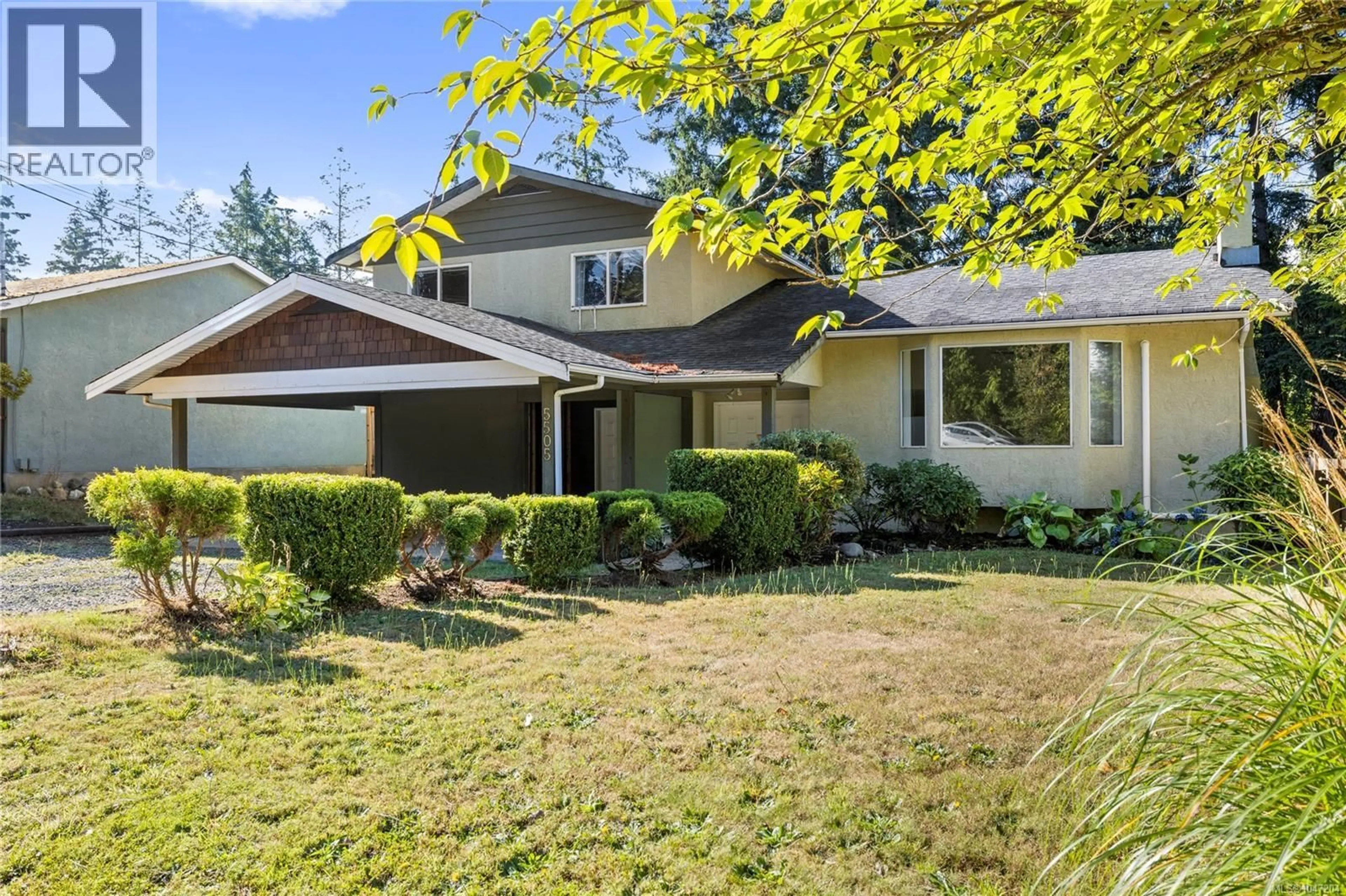 Home with vinyl exterior material, street for 5505 NOYE ROAD, Nanaimo British Columbia V9T2J6