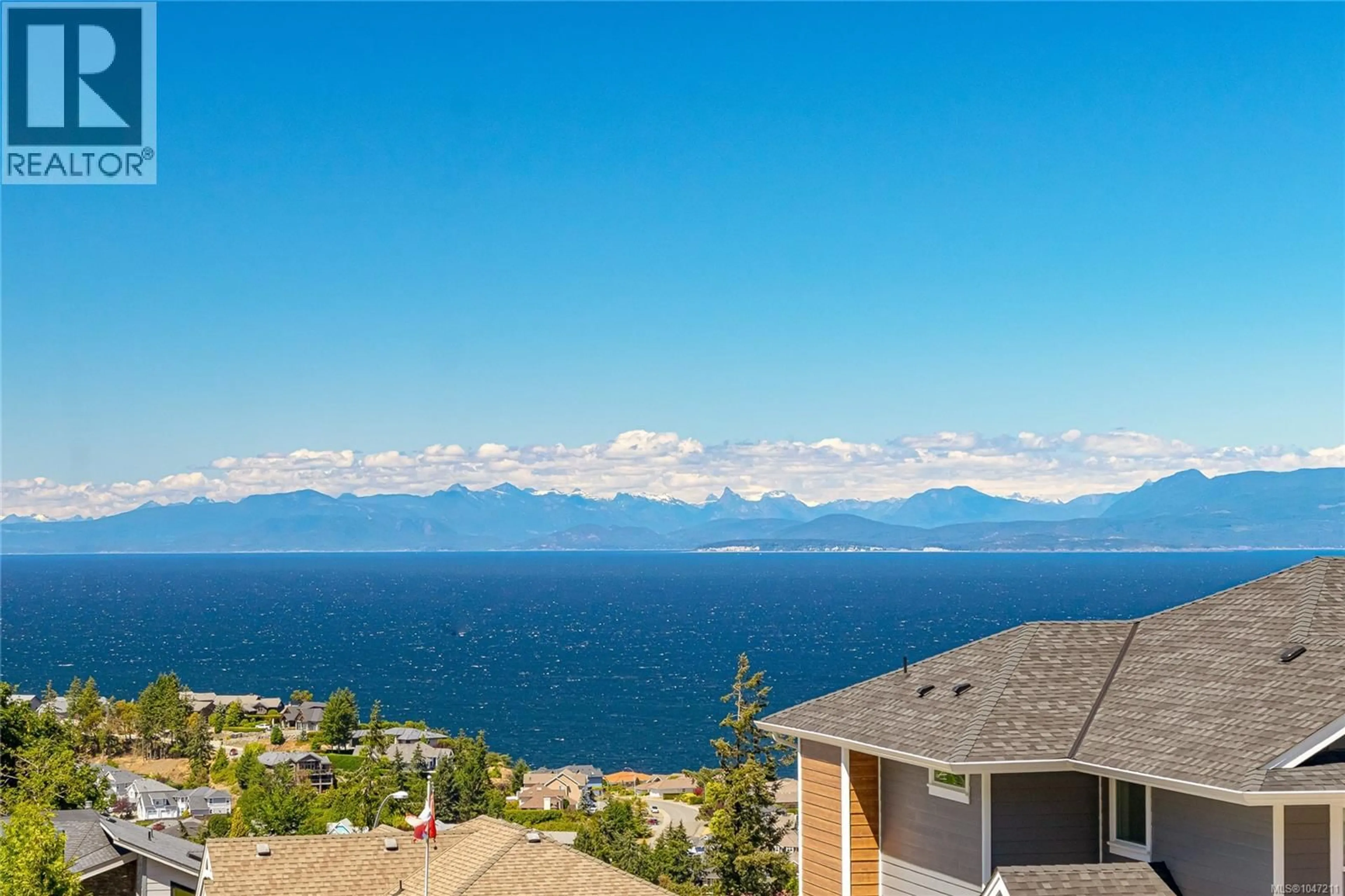 A pic from outside/outdoor area/front of a property/back of a property/a pic from drone, water/lake/river/ocean view for 4701 AMBIENCE DRIVE, Nanaimo British Columbia V9T0L3