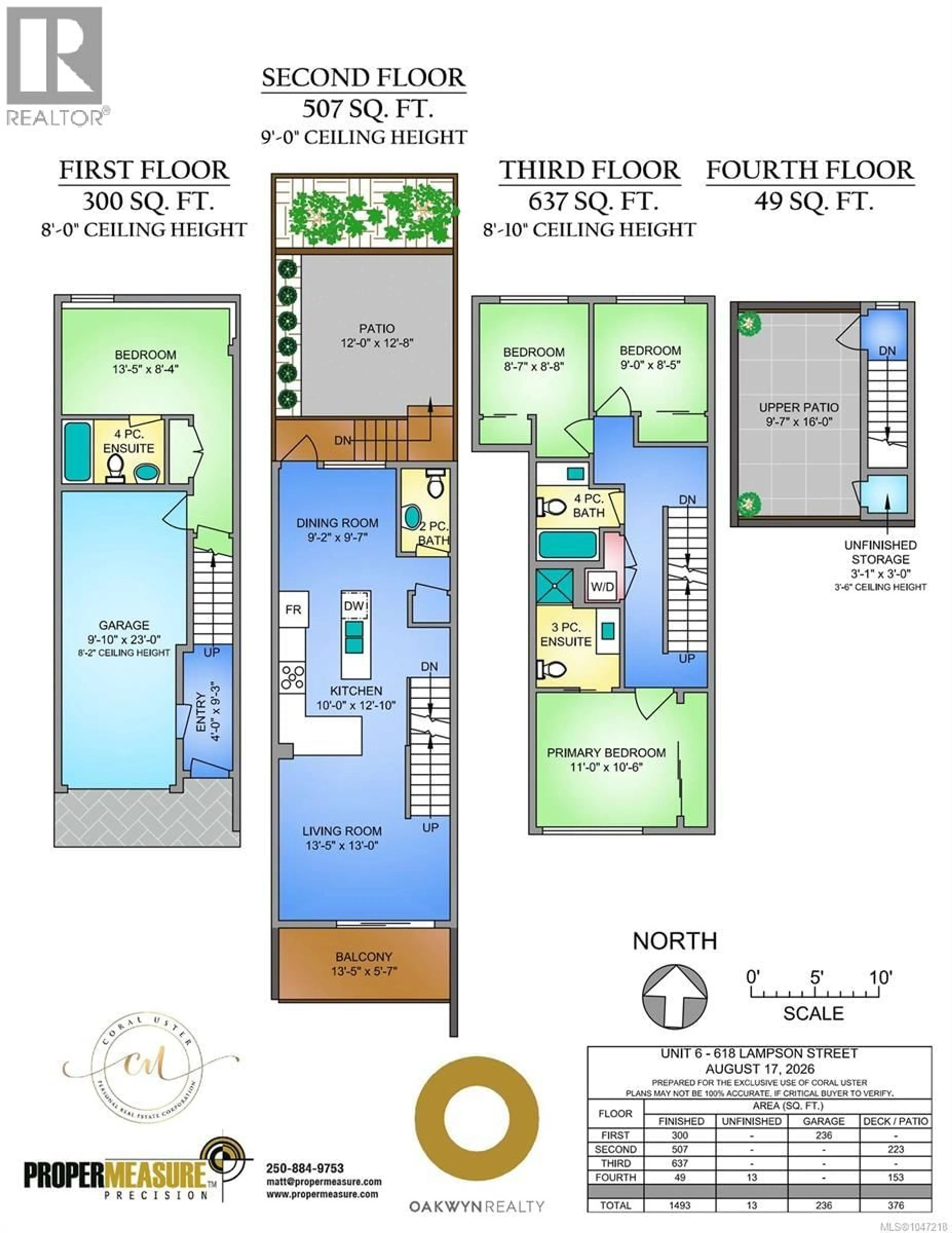 Floor plan for 6 - 618 LAMPSON STREET, Esquimalt British Columbia V9A6A1