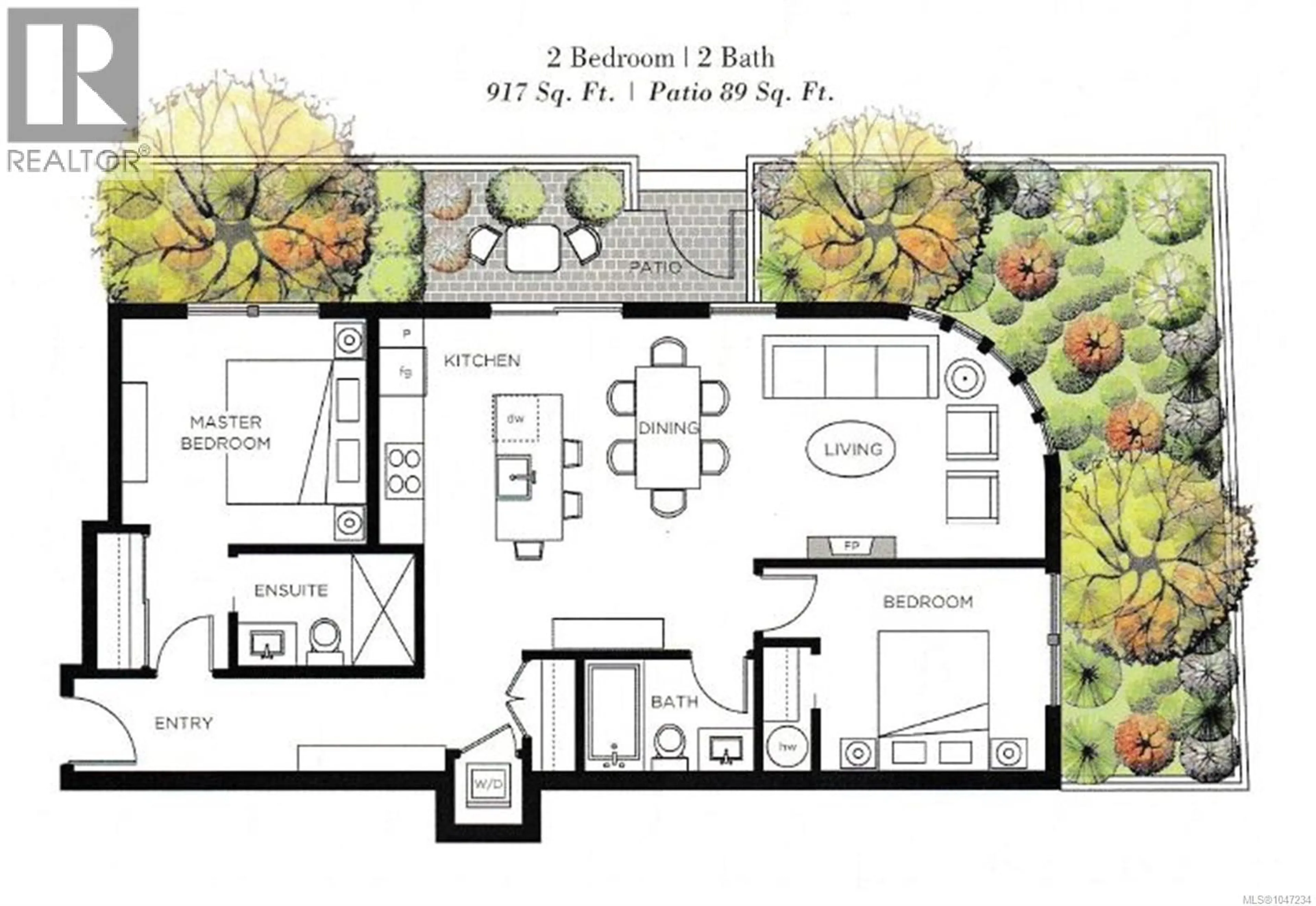 Floor plan for 105 - 1765 OAK BAY AVENUE, Victoria British Columbia V8S3Z5