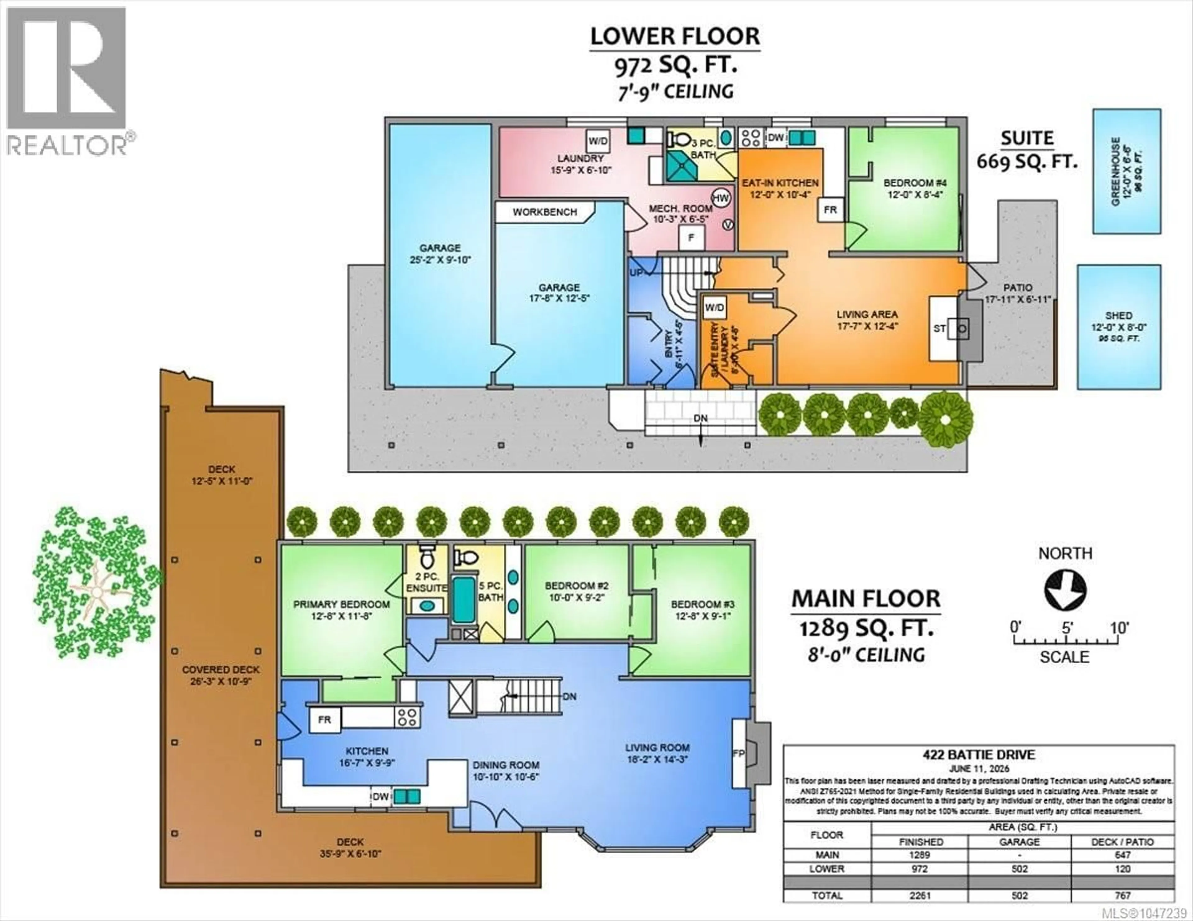 Floor plan for 422 BATTIE DRIVE, Ladysmith British Columbia V9G1V4