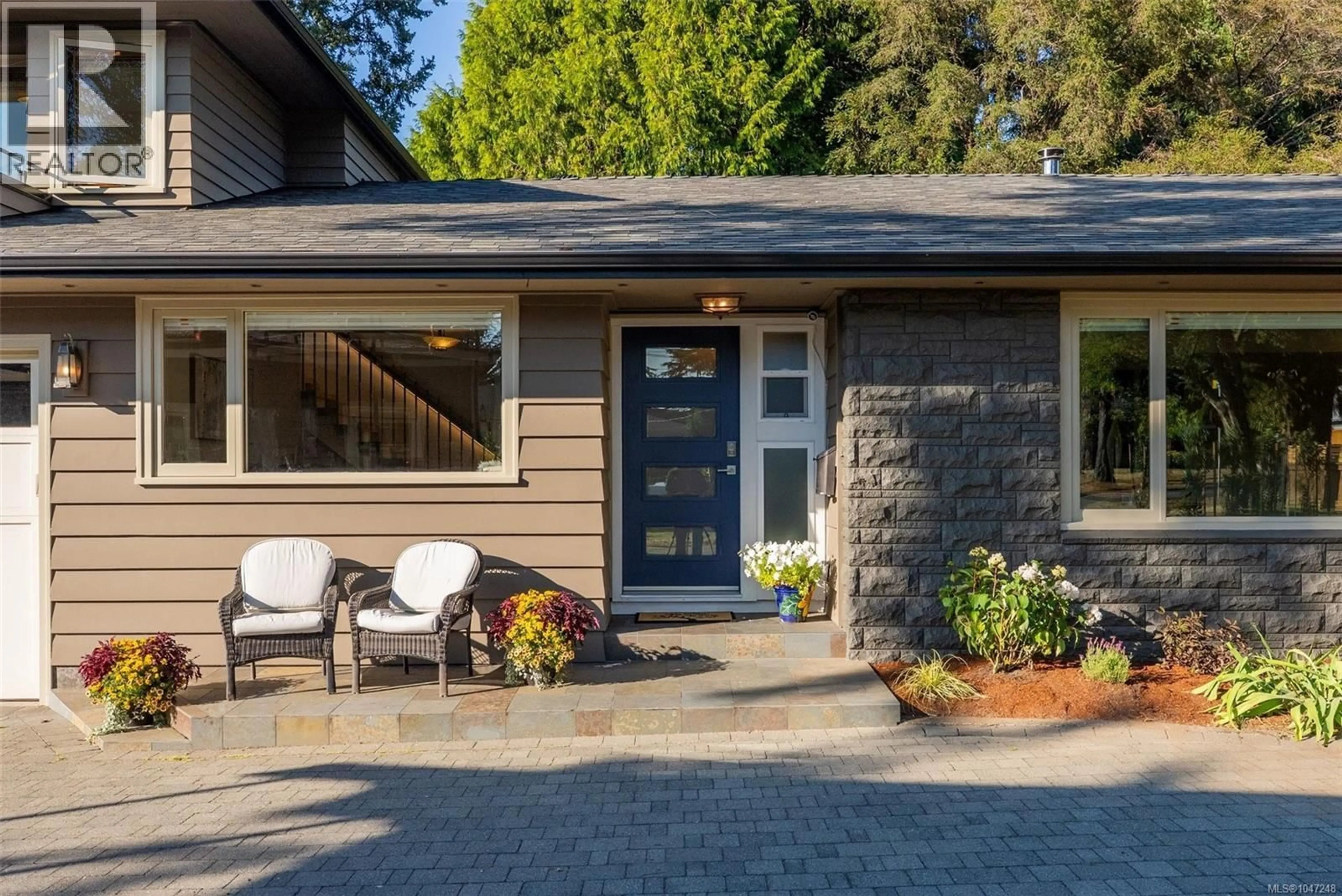 Home with brick exterior material, street for 1680 ASH ROAD, Saanich British Columbia V5C4B3
