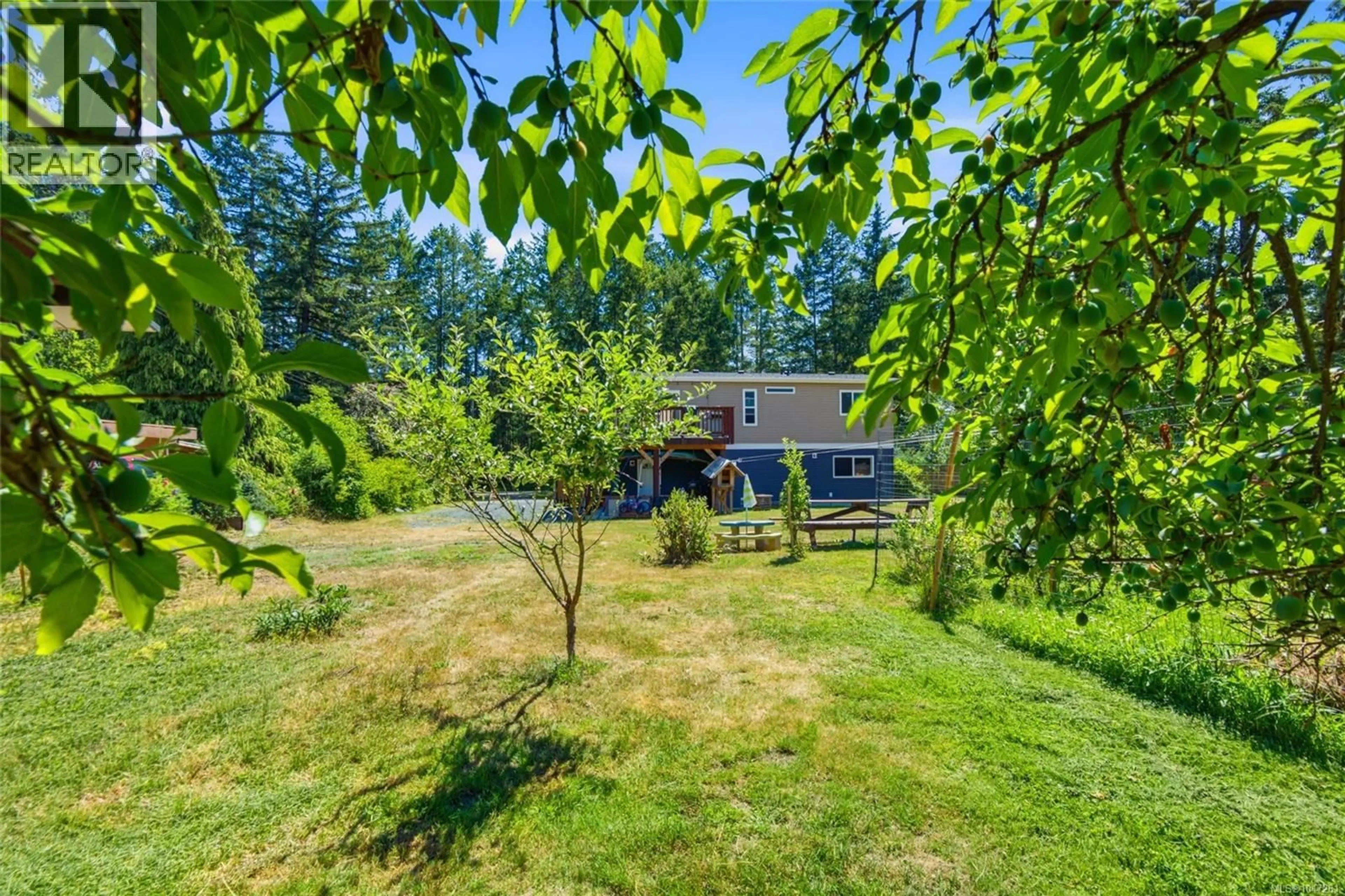 A pic from outside/outdoor area/front of a property/back of a property/a pic from drone, forest/trees view for 6379 SMITH ROAD, Port Alberni British Columbia V9Y8L8