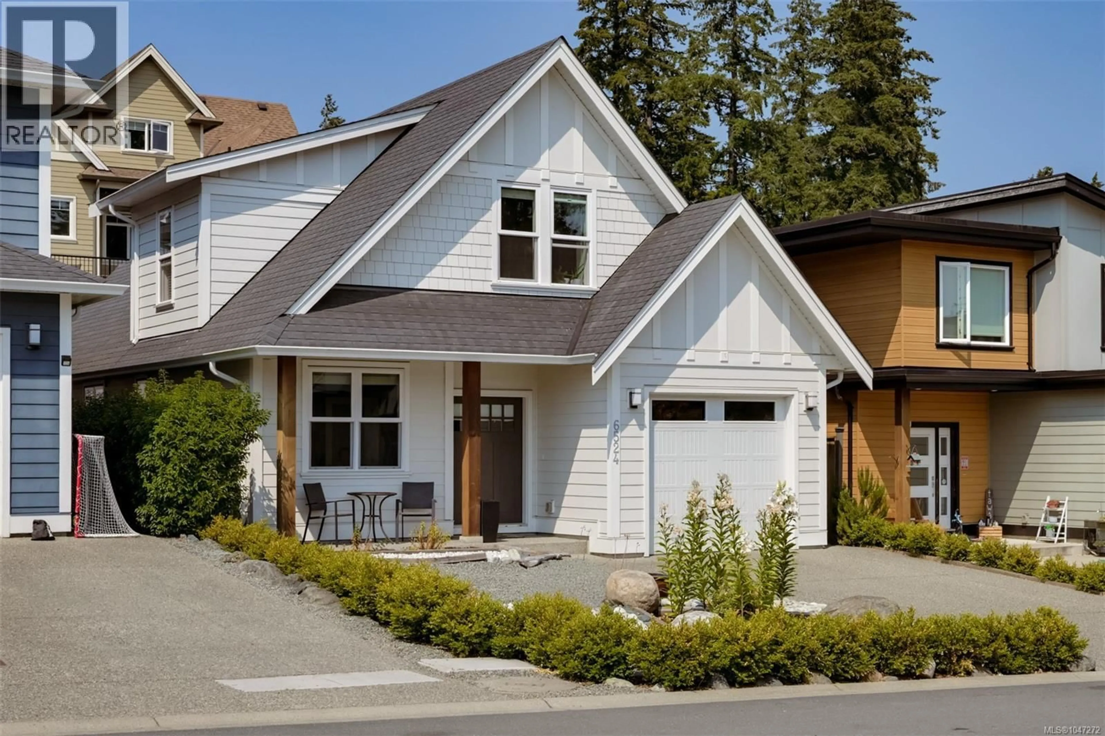 Home with vinyl exterior material, street for 6524 ARRANWOOD DRIVE, Sooke British Columbia V9Z0W3