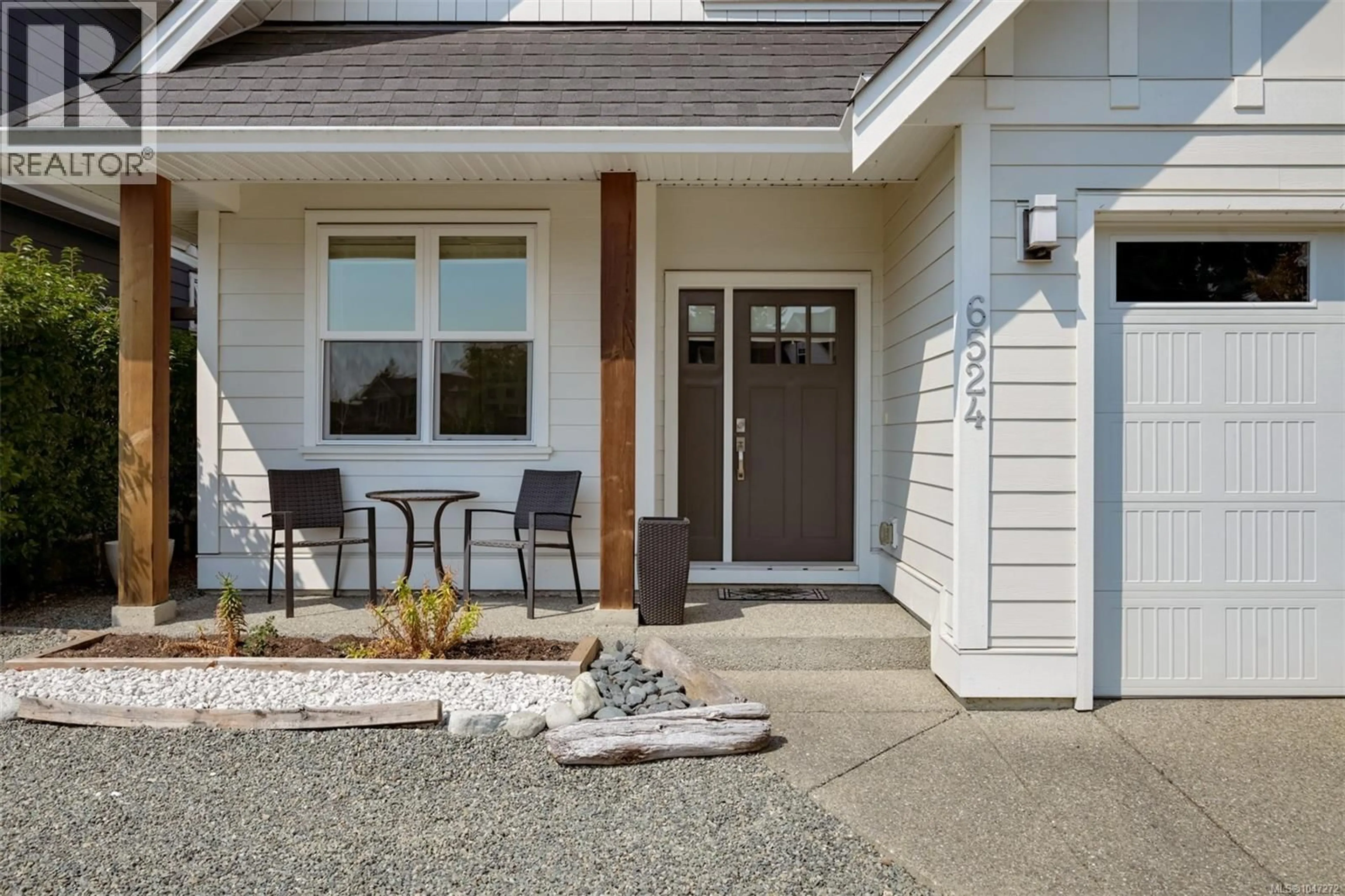 Home with vinyl exterior material, street for 6524 ARRANWOOD DRIVE, Sooke British Columbia V9Z0W3