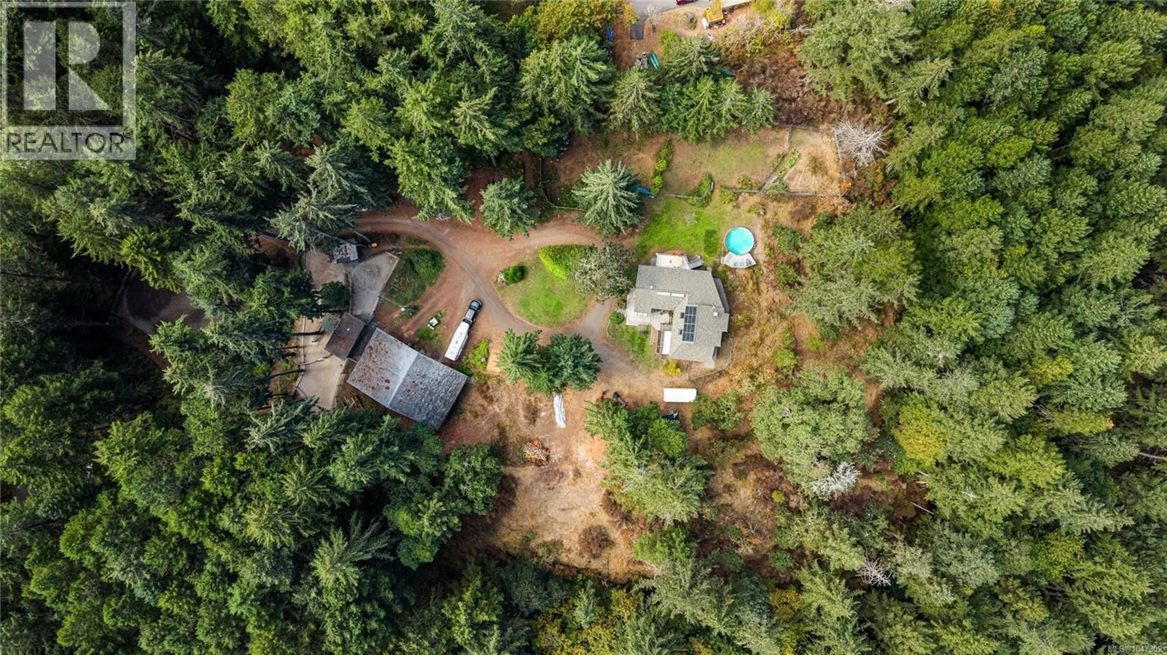 A pic from outside/outdoor area/front of a property/back of a property/a pic from drone, forest/trees view for 6101 CASTLEROCK ROAD, Saanich British Columbia V9E2G5