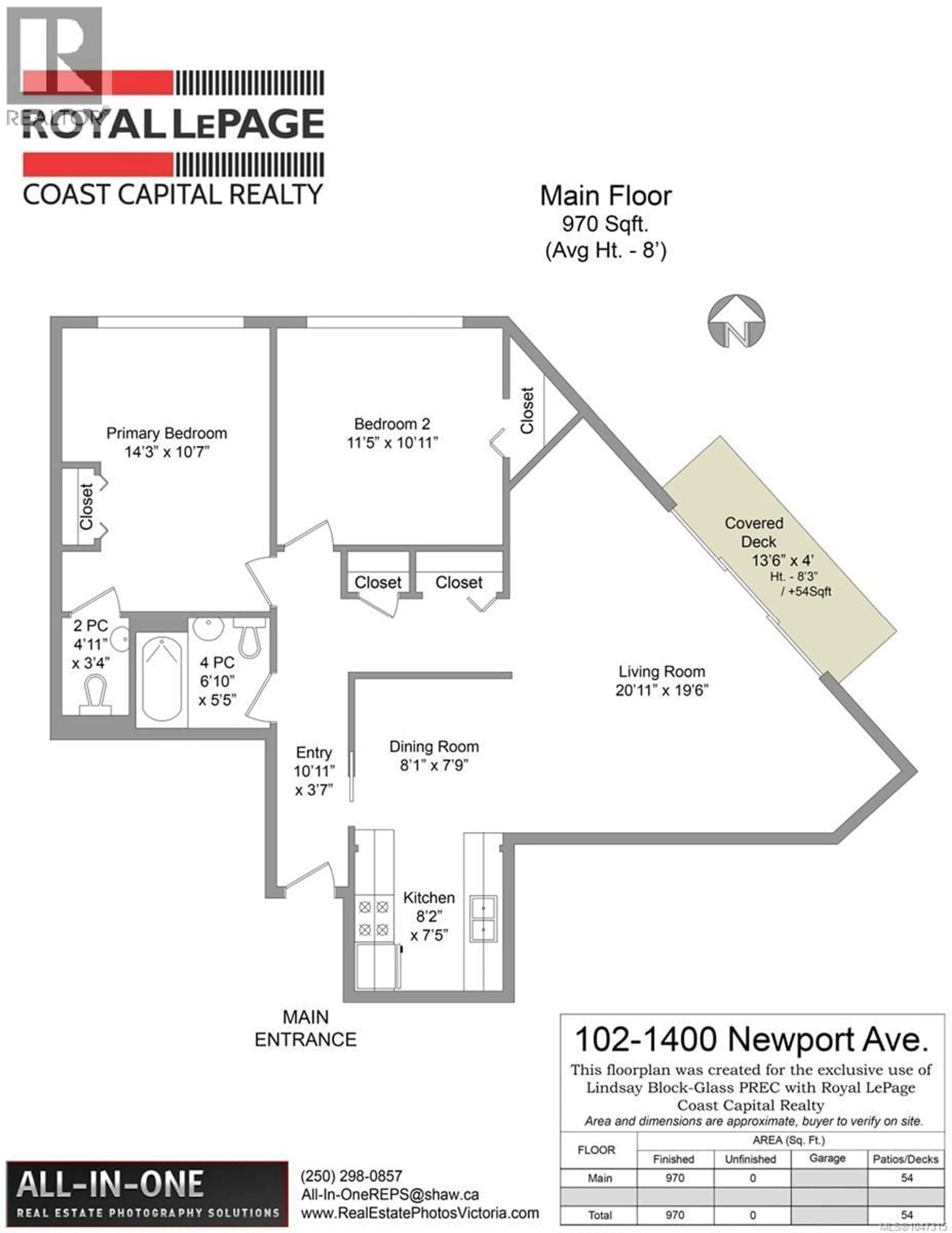 Floor plan for 102 - 1400 NEWPORT AVENUE, Oak Bay British Columbia V8S5E9