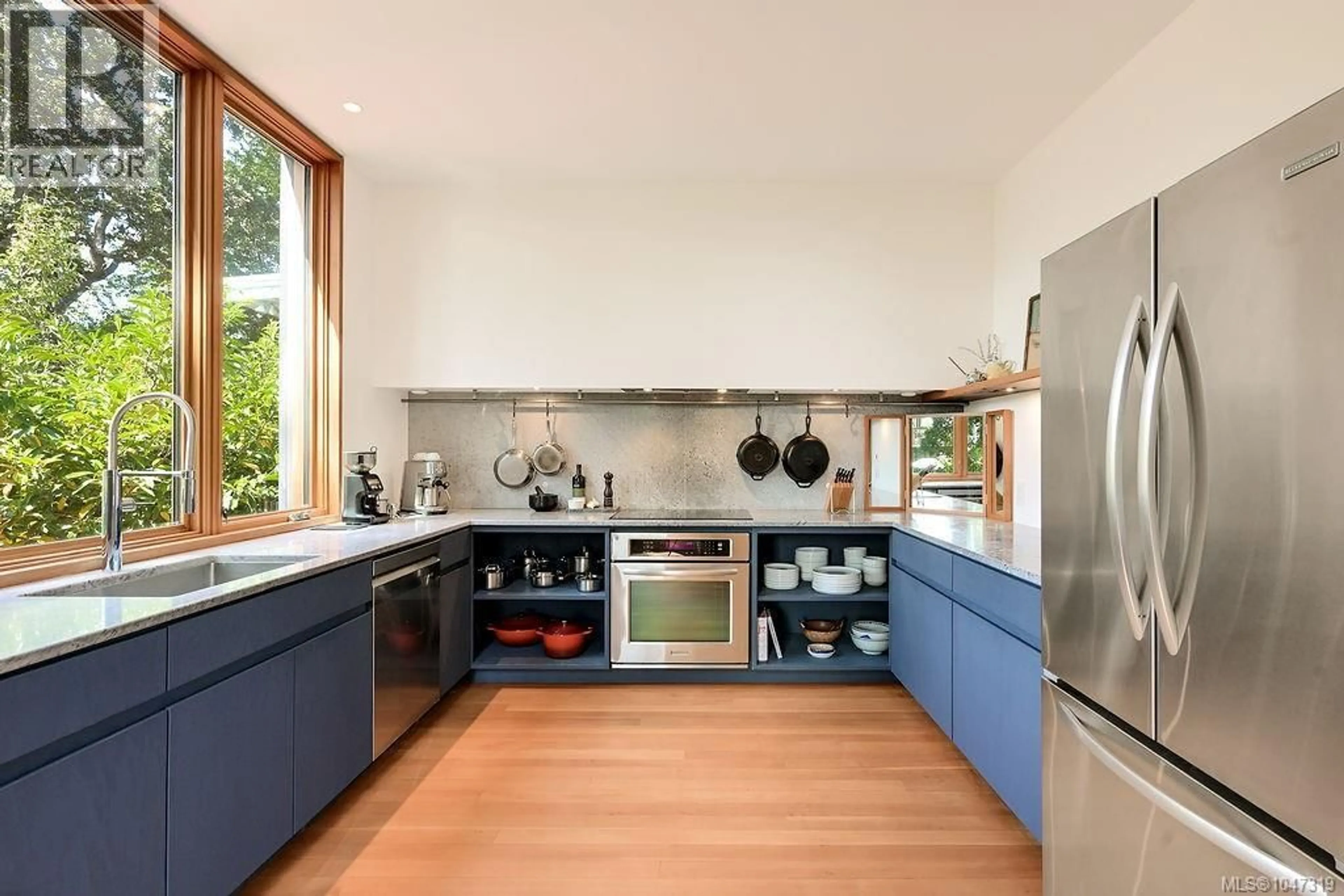 Contemporary kitchen, ceramic/tile floor for 2654 FERNWOOD ROAD, Victoria British Columbia V8T3A2