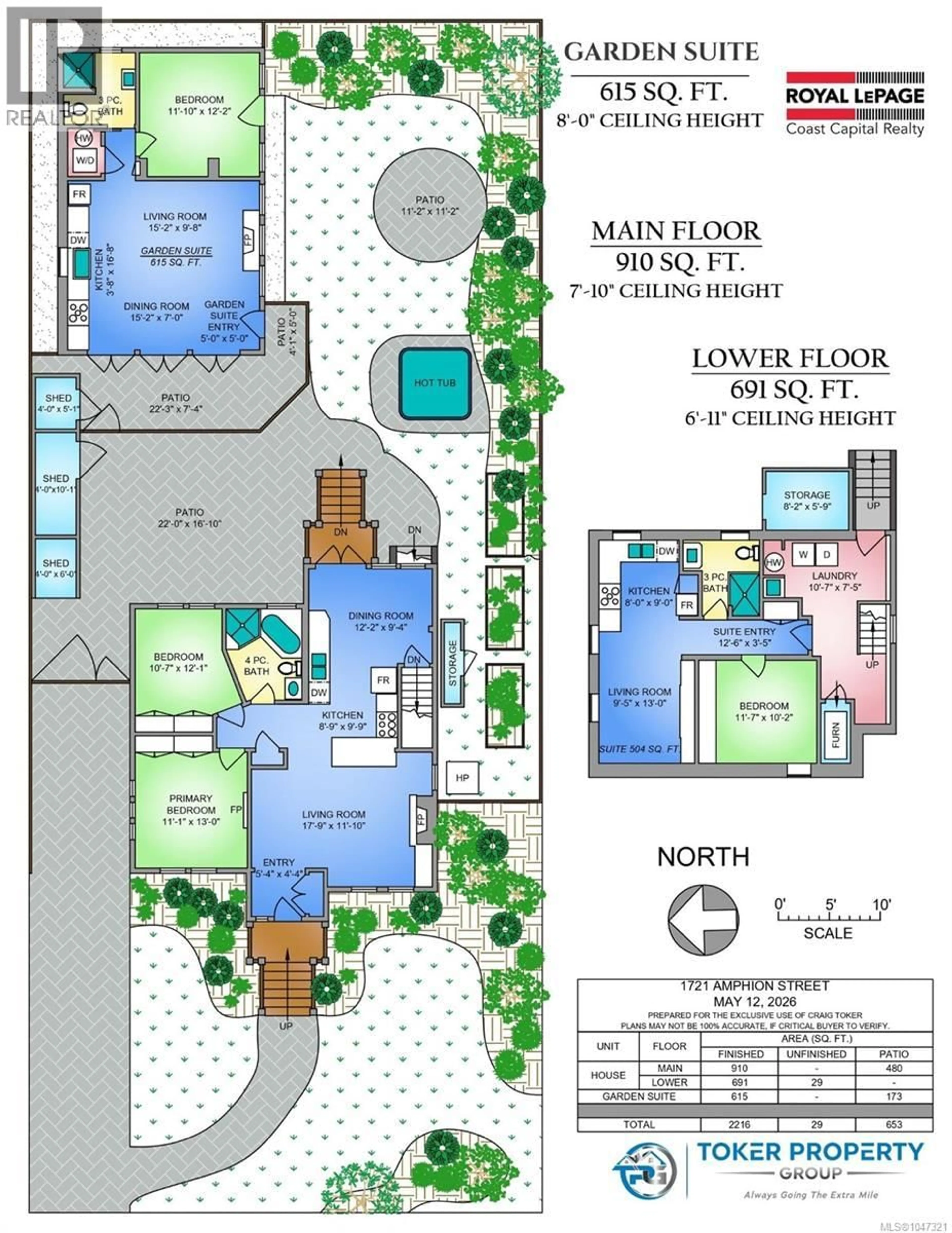 Floor plan for 1721 AMPHION STREET, Victoria British Columbia V8R4Z8