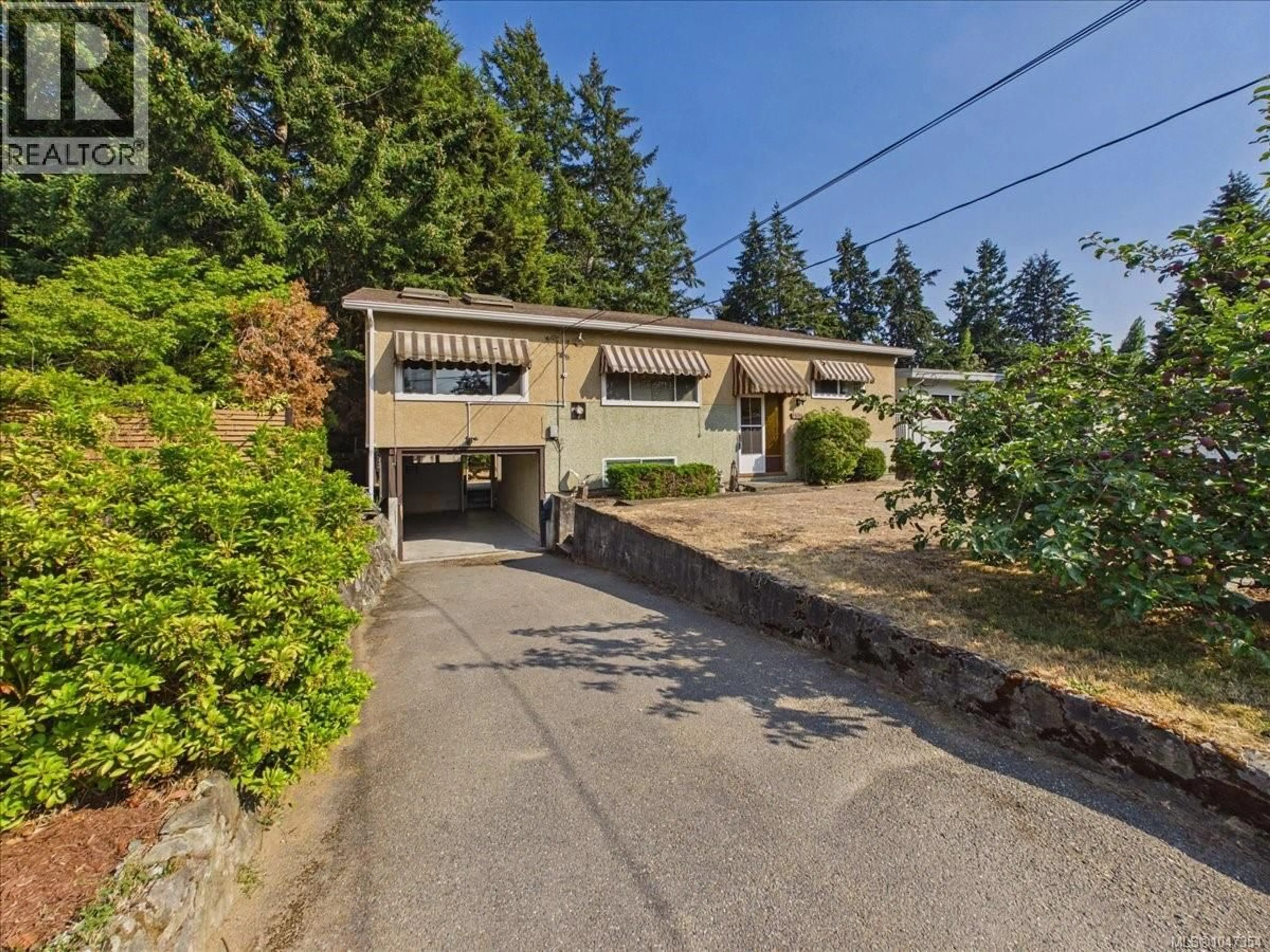 A pic from outside/outdoor area/front of a property/back of a property/a pic from drone, street for 2707 SCAFE ROAD, Langford British Columbia V9B3W6