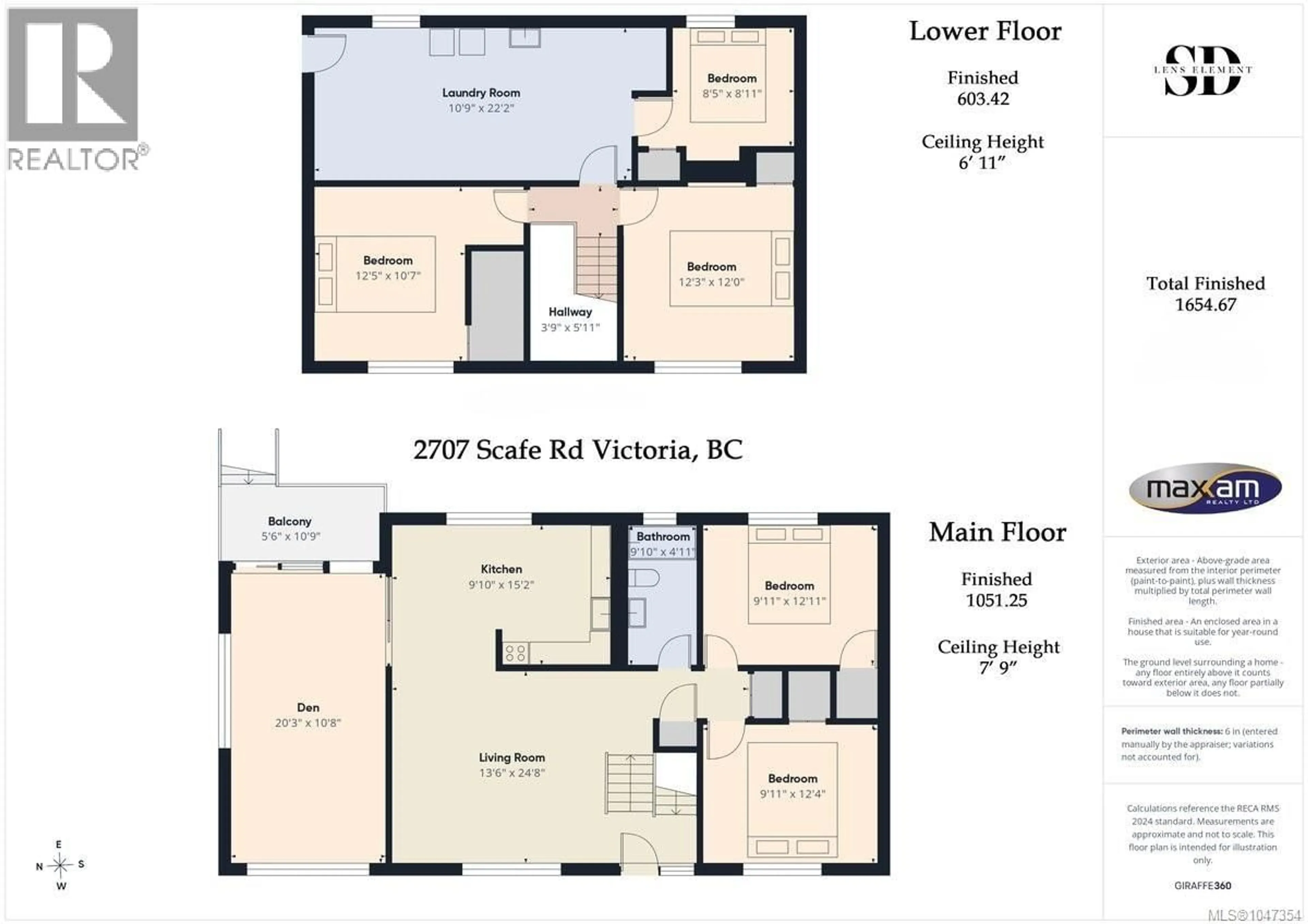Floor plan for 2707 SCAFE ROAD, Langford British Columbia V9B3W6