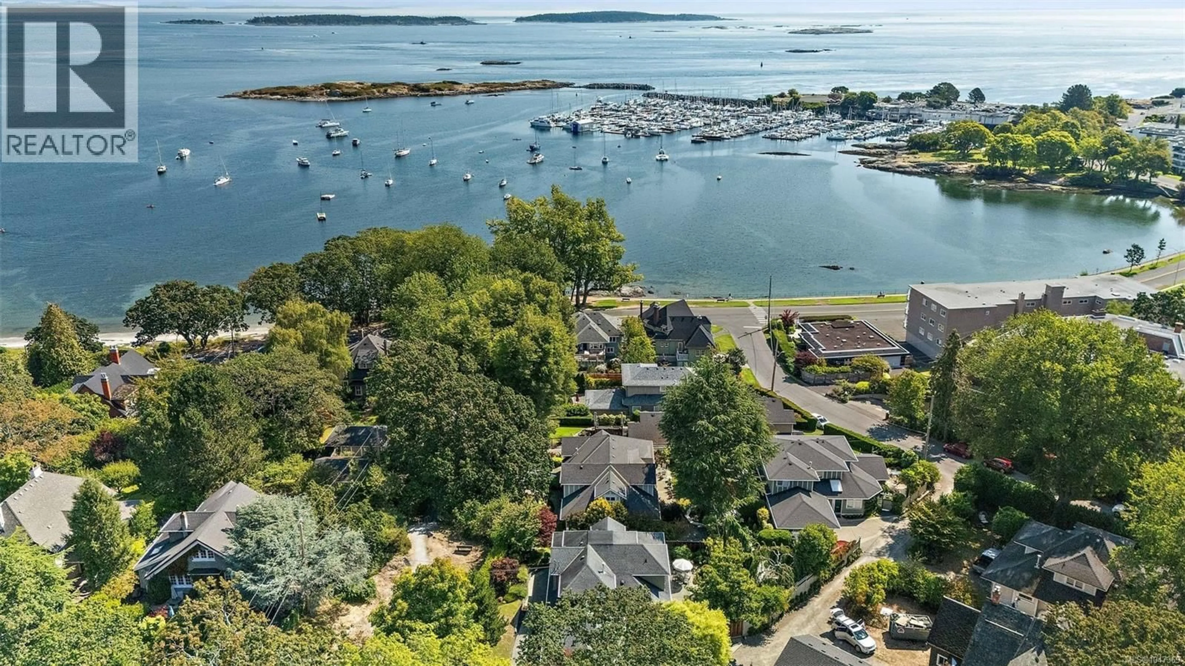 A pic from outside/outdoor area/front of a property/back of a property/a pic from drone, water/lake/river/ocean view for 2425 OAK BAY AVENUE, Oak Bay British Columbia V8R1H3