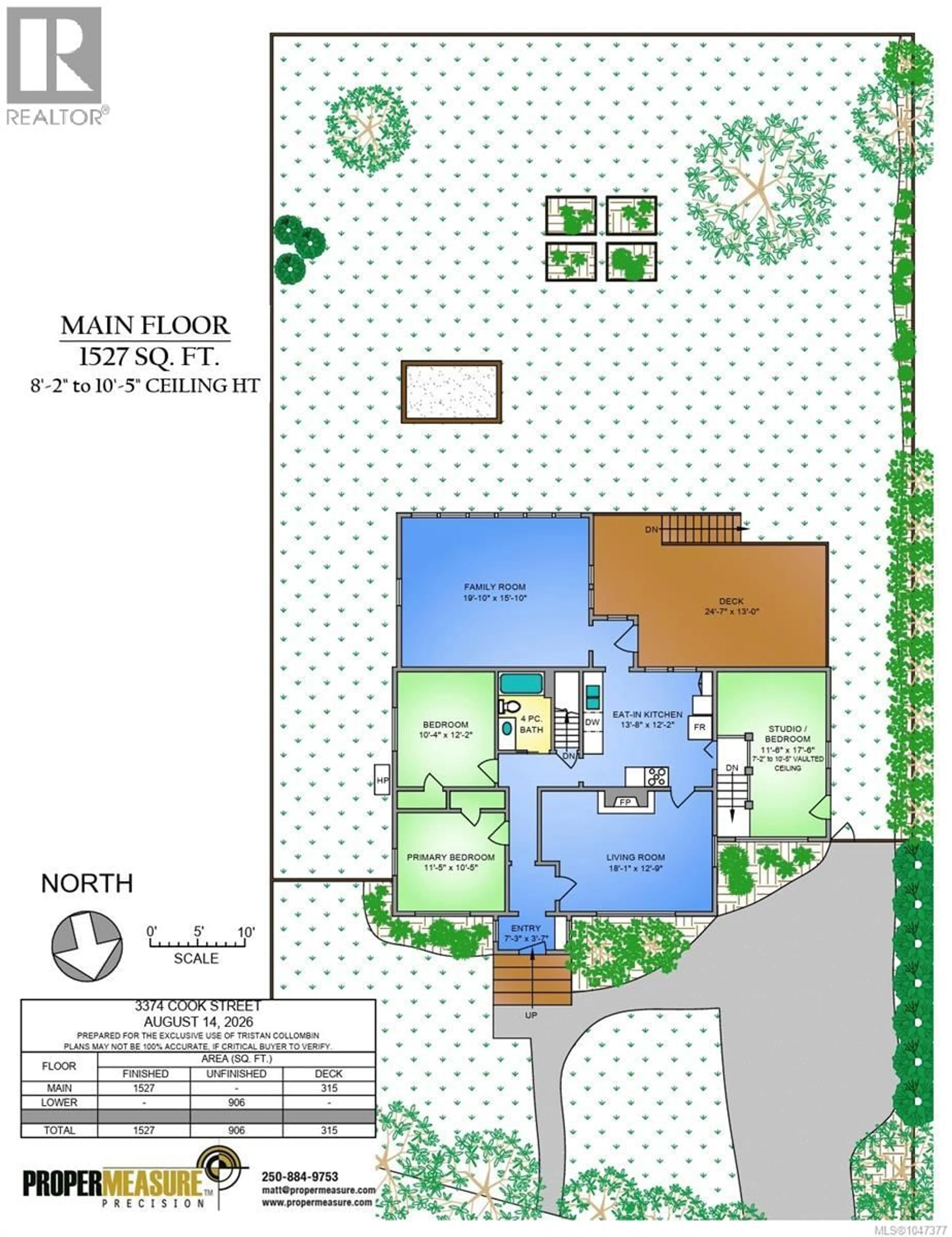 Floor plan for 3374 COOK STREET, Saanich British Columbia V8X1A8