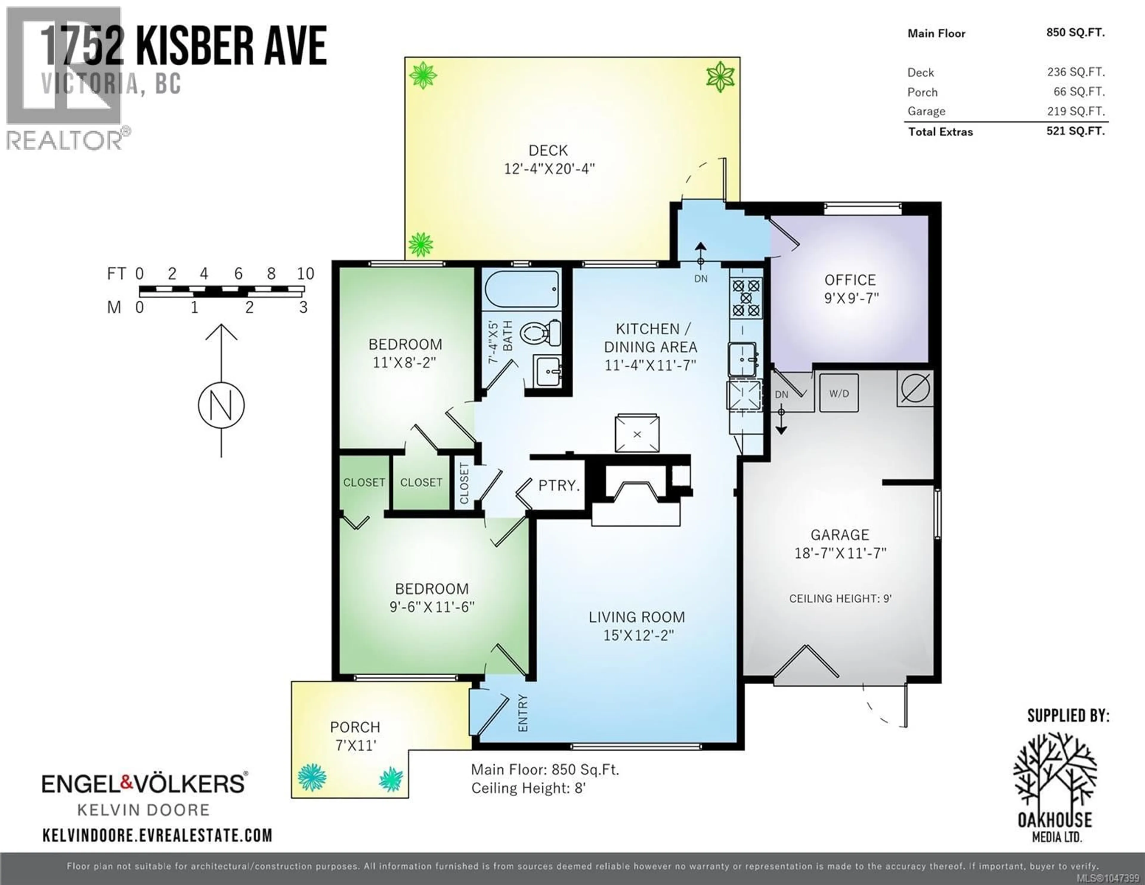 Floor plan for 1752 KISBER AVENUE, Saanich British Columbia V8P2W7
