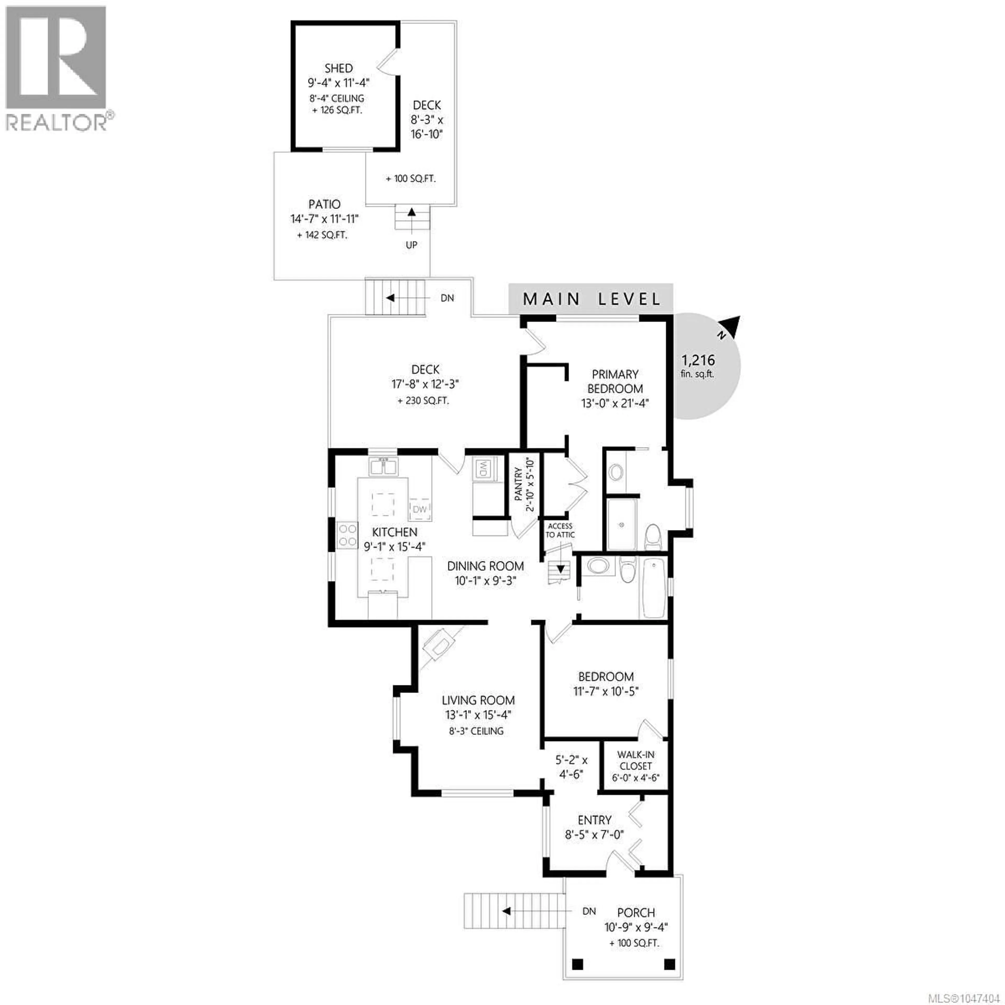 Floor plan for 1232 EFFINGHAM STREET, Esquimalt British Columbia V9A4Y2