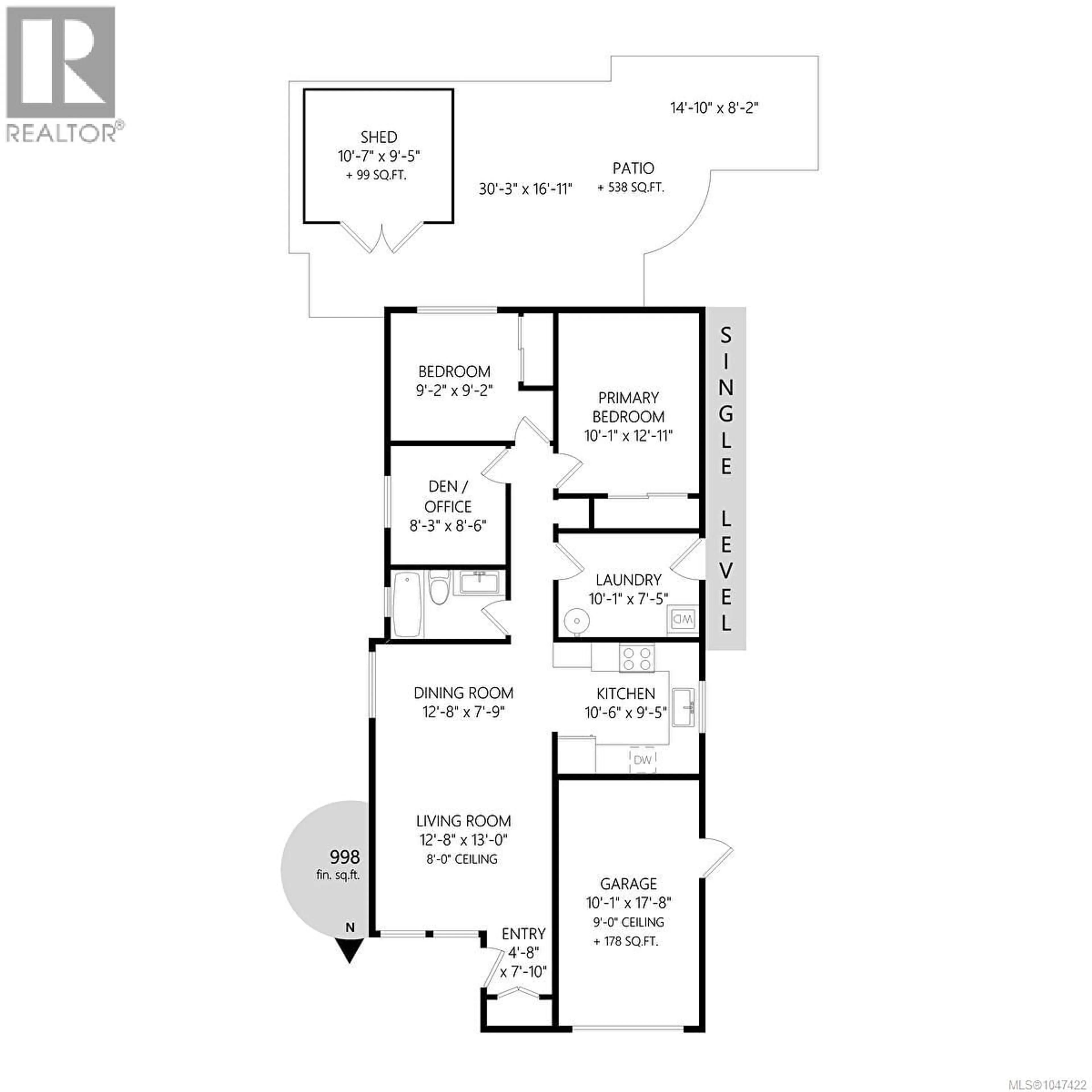 Floor plan for 540 LANGFORD STREET, Victoria British Columbia V9A3C6