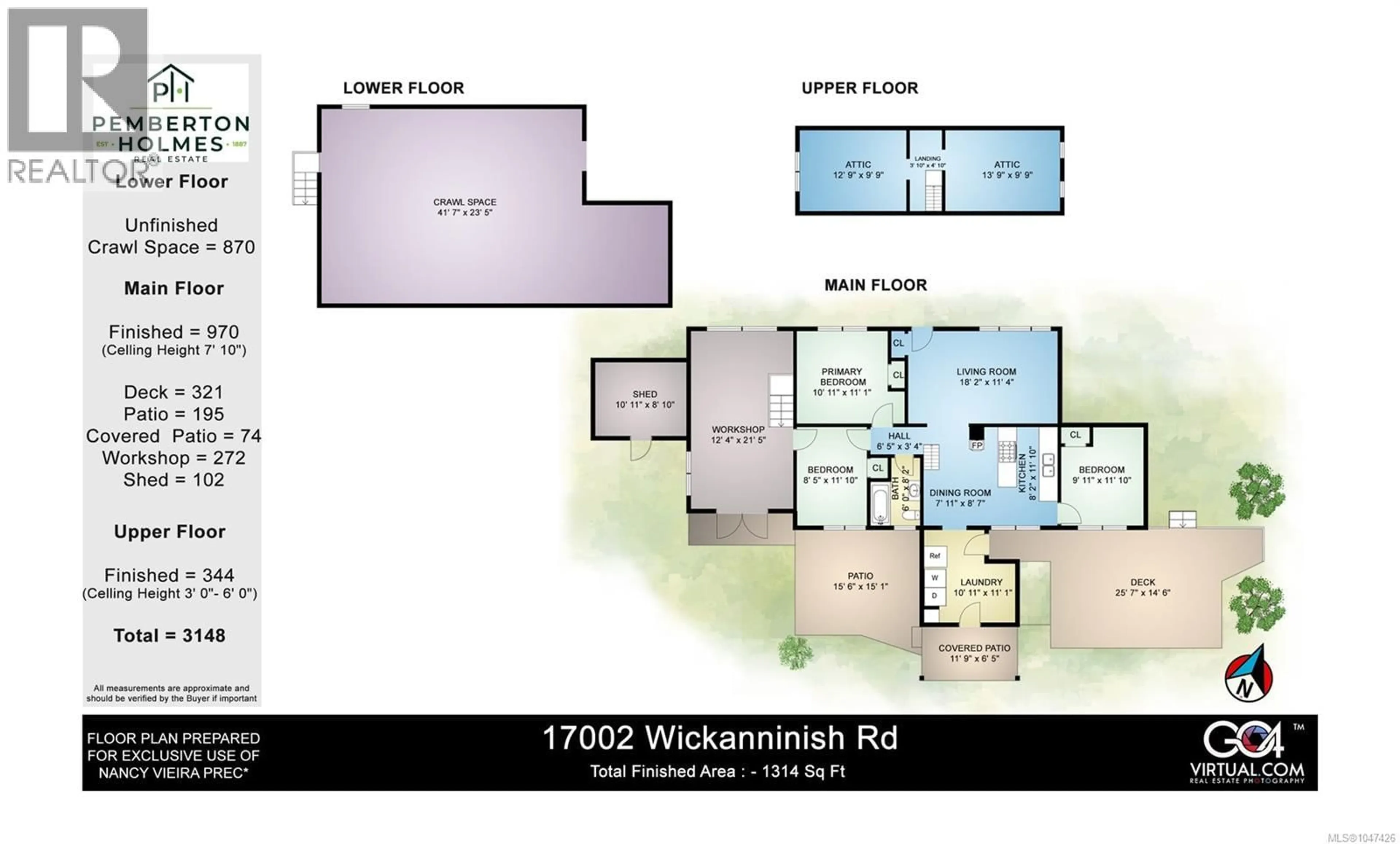 Floor plan for 17002 WICKANNINISH ROAD, Port Renfrew British Columbia V0S1K0