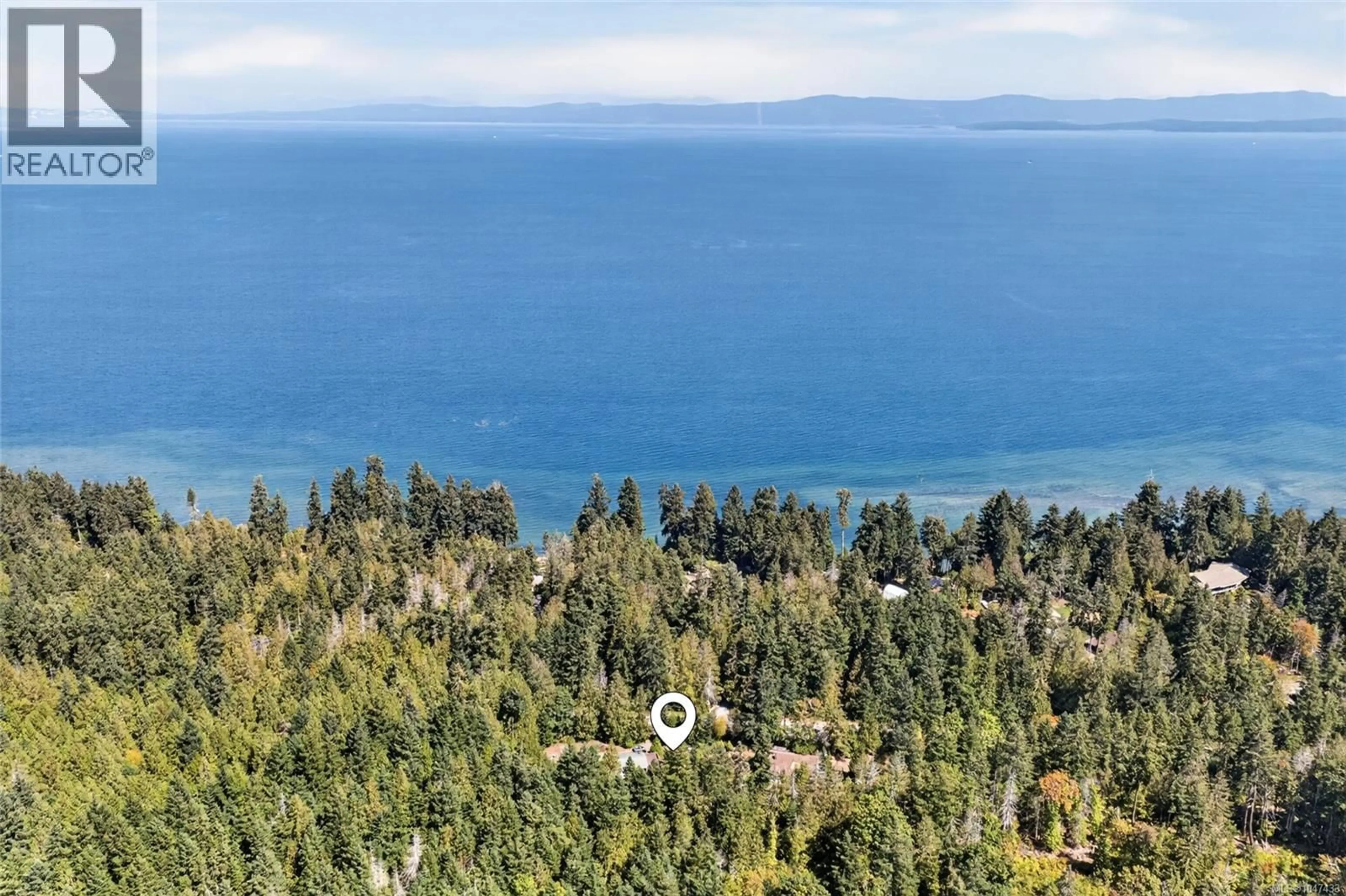 A pic from outside/outdoor area/front of a property/back of a property/a pic from drone, water/lake/river/ocean view for 5154 ISLAND HIGHWAY WEST, Qualicum Beach British Columbia V9K1Z1