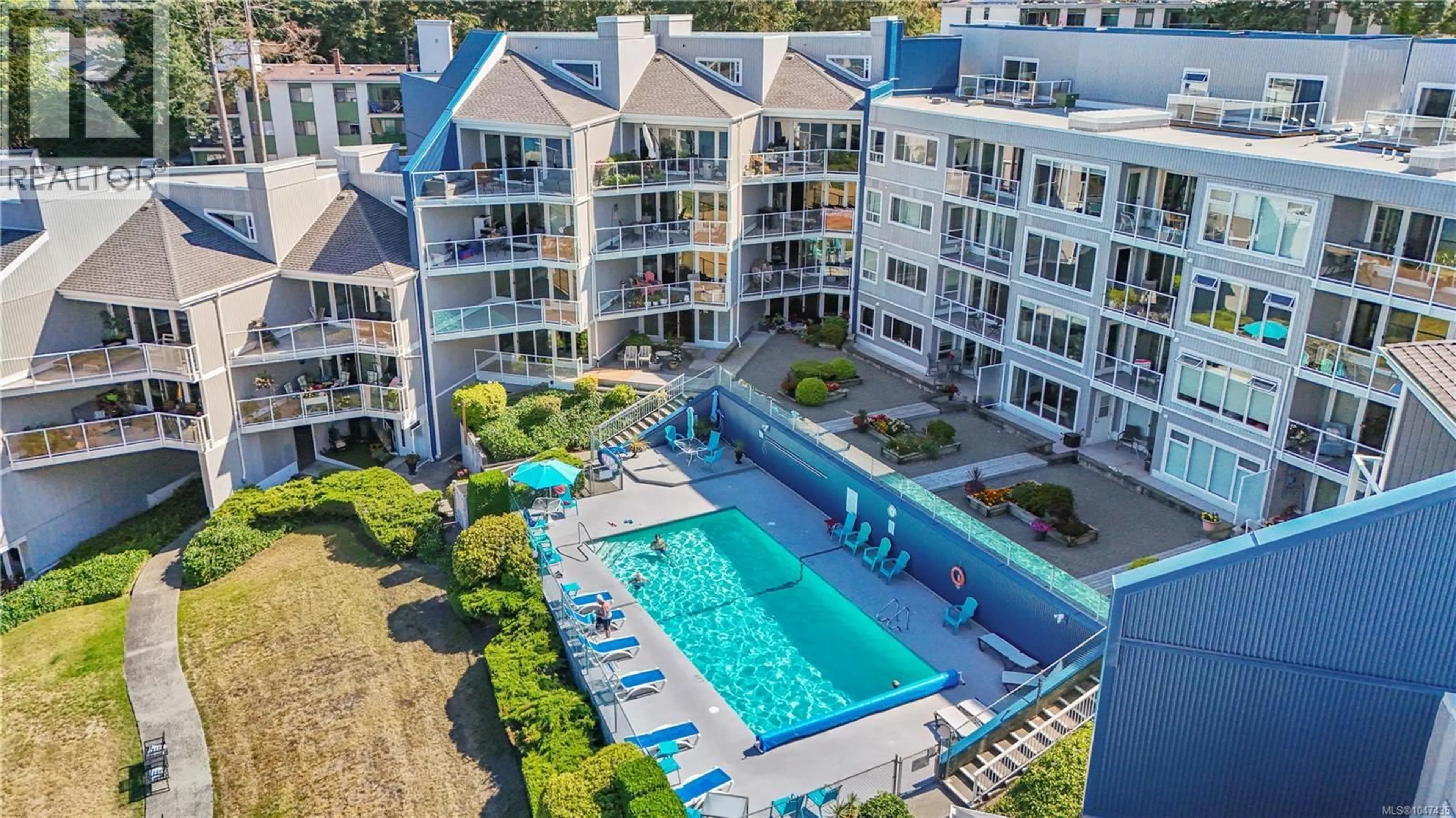 A pic from outside/outdoor area/front of a property/back of a property/a pic from drone, city buildings view from balcony for 602 - 2560 DEPARTURE BAY ROAD, Nanaimo British Columbia V9S5P1