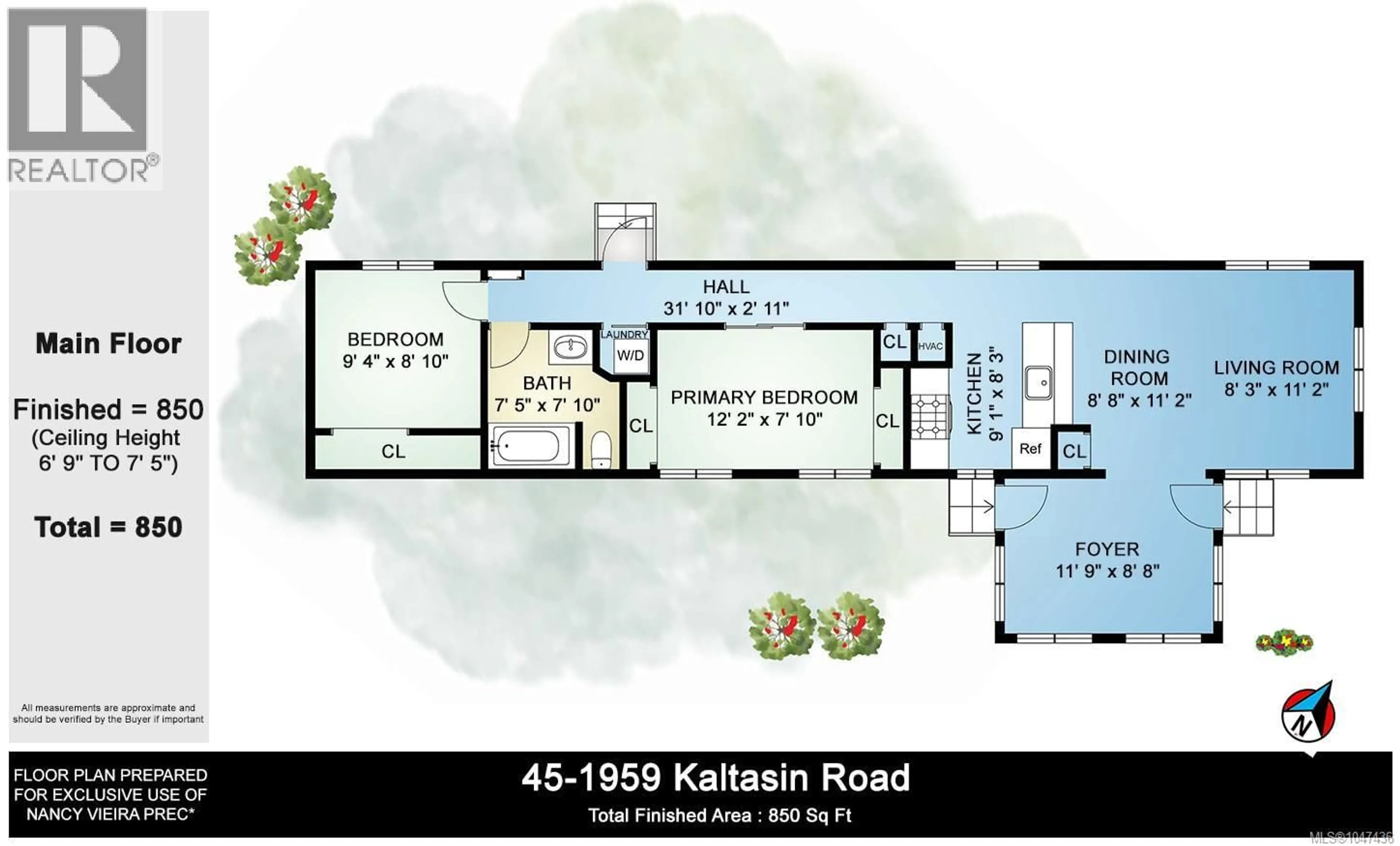 Floor plan for 45 - 1959 KALTASIN ROAD, Sooke British Columbia V9Z0B5