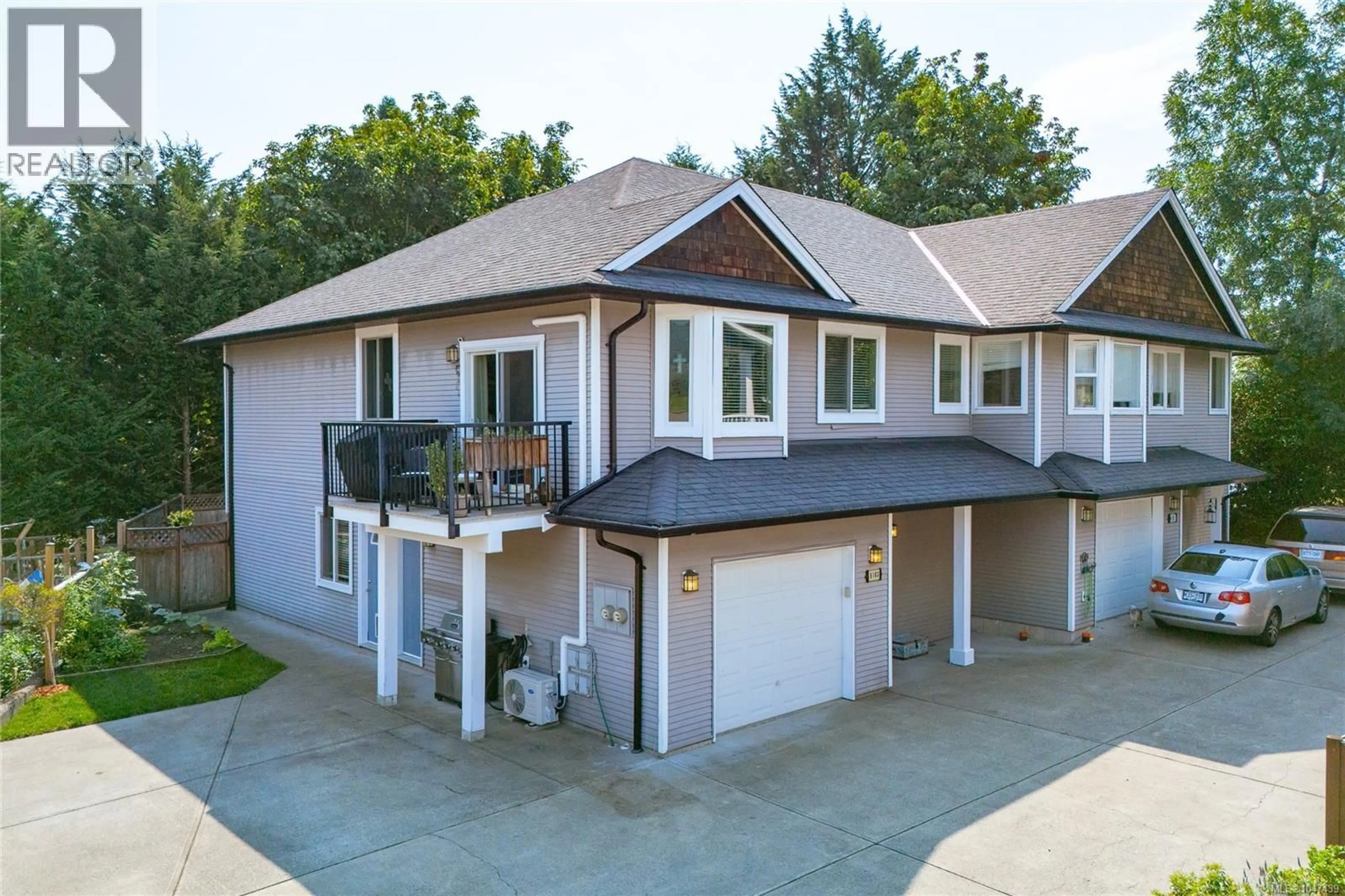 A pic from outside/outdoor area/front of a property/back of a property/a pic from drone, street for 6183 DROMBEG PLACE, Duncan British Columbia V9L0A8