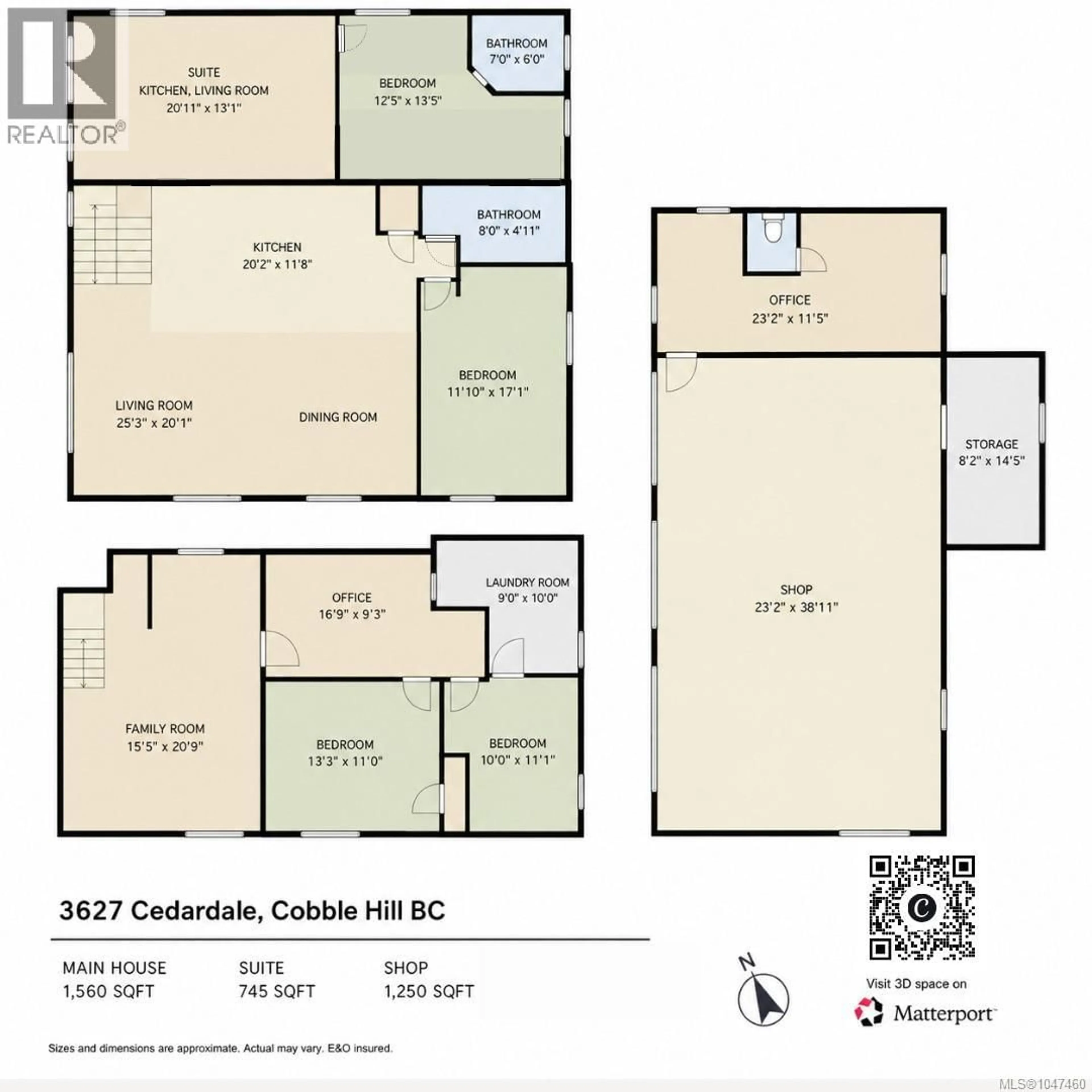 Floor plan for 3627 CEDARDALE ROAD, Cobble Hill British Columbia V0R1L7