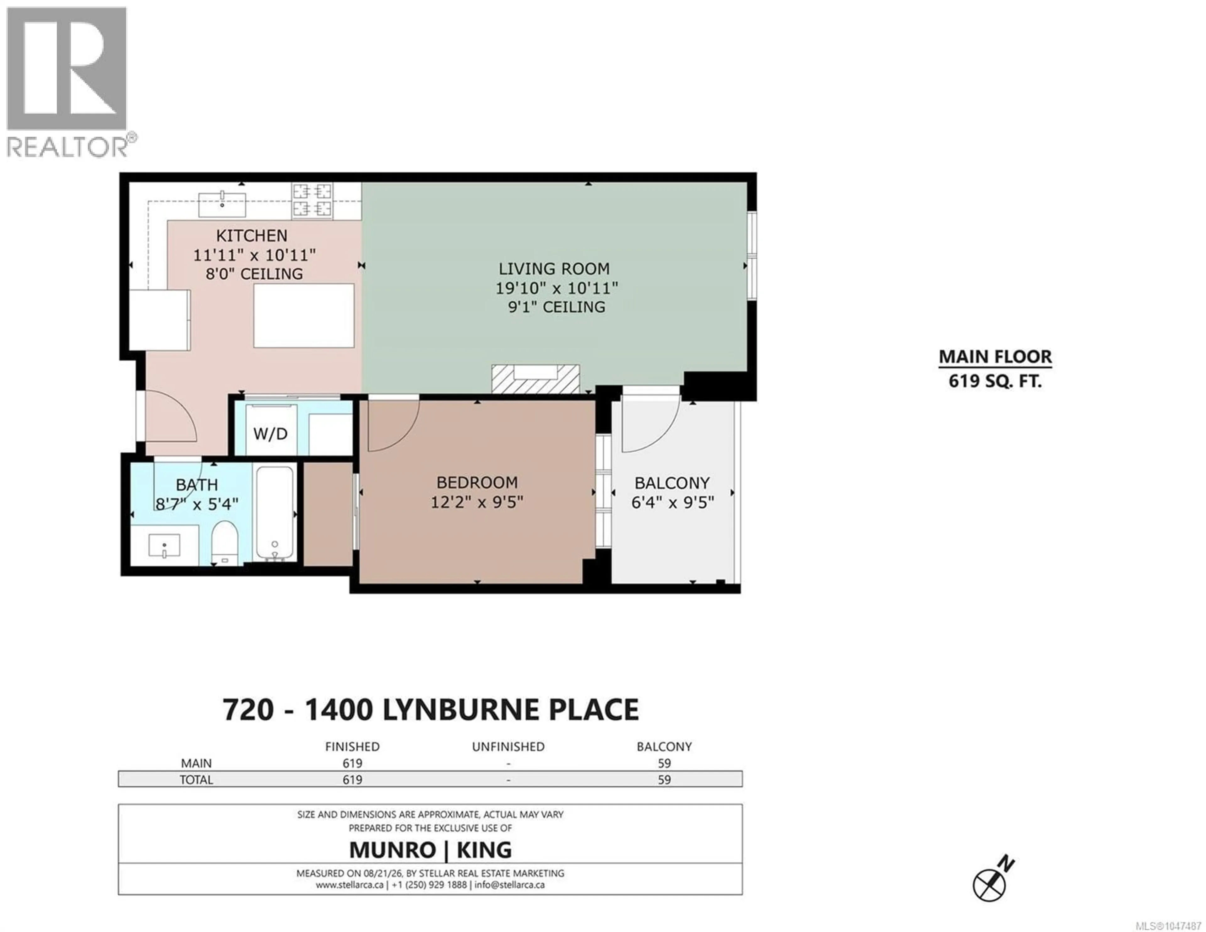 Floor plan for 720 - 1400 LYNBURNE PLACE, Langford British Columbia V9B0A4