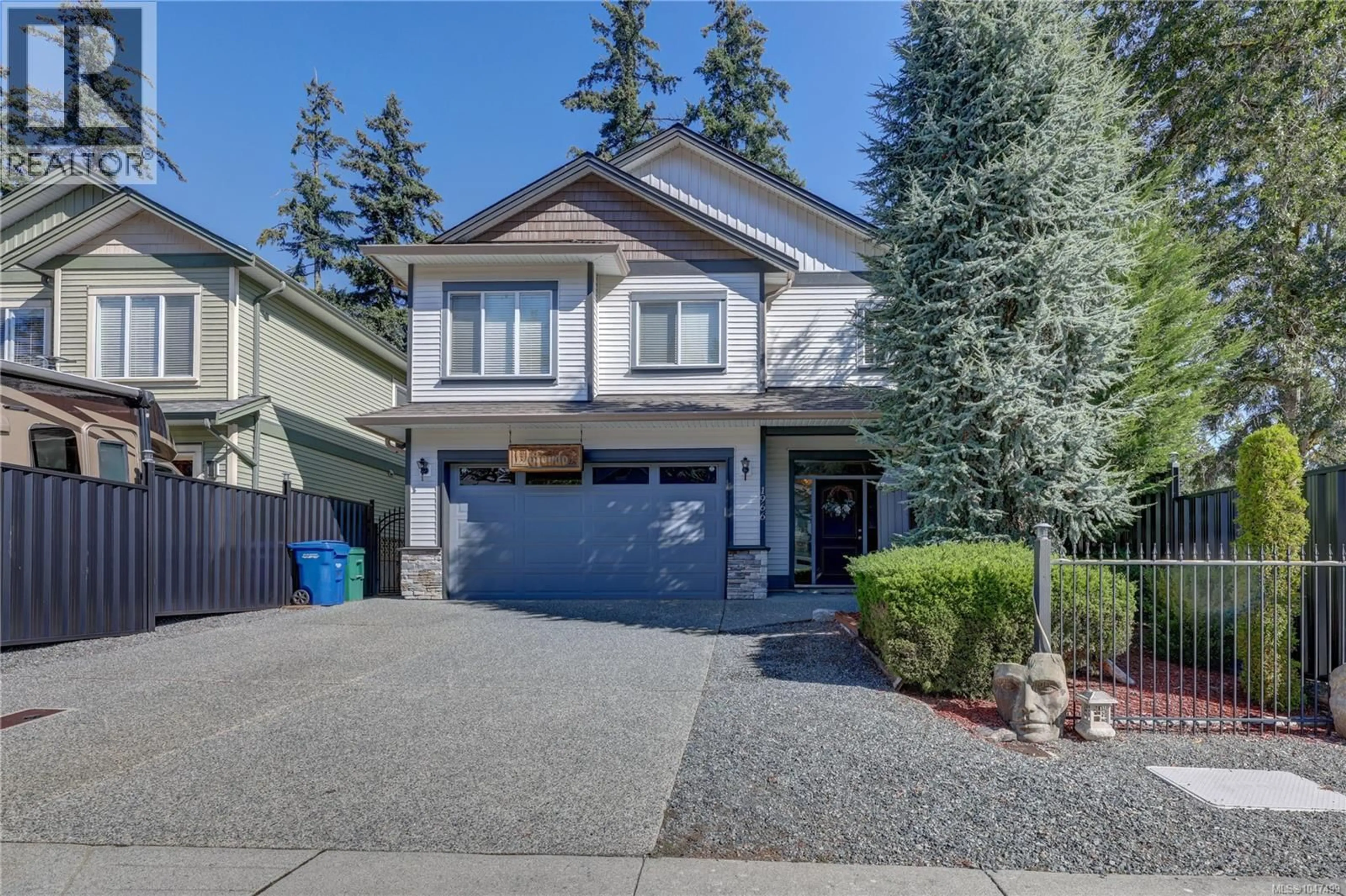 Home with vinyl exterior material, street for 1966 CAMAS ROAD, Nanaimo British Columbia V9R0G9