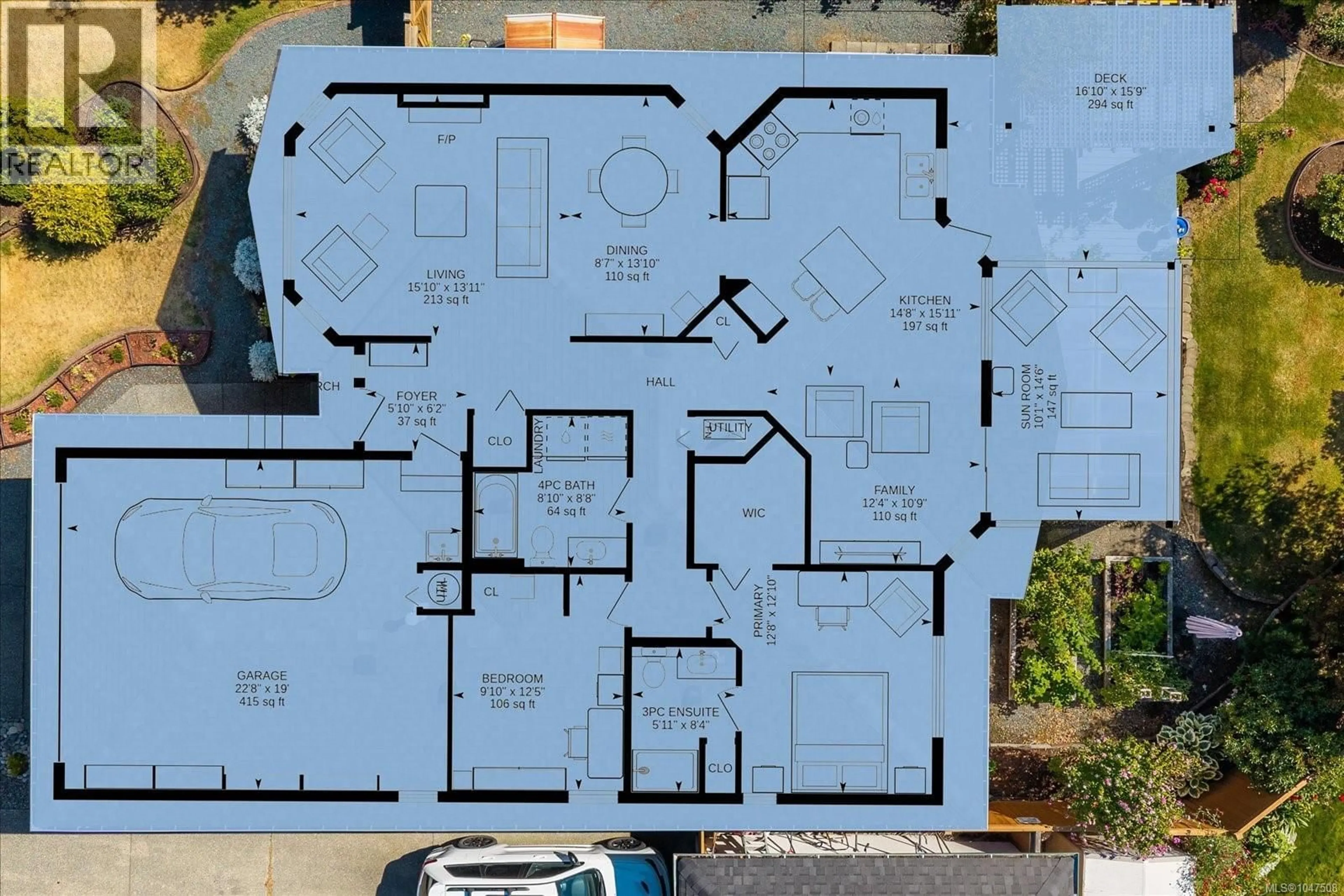 Floor plan for 598 HAMPSTEAD STREET, Parksville British Columbia V9P2T7