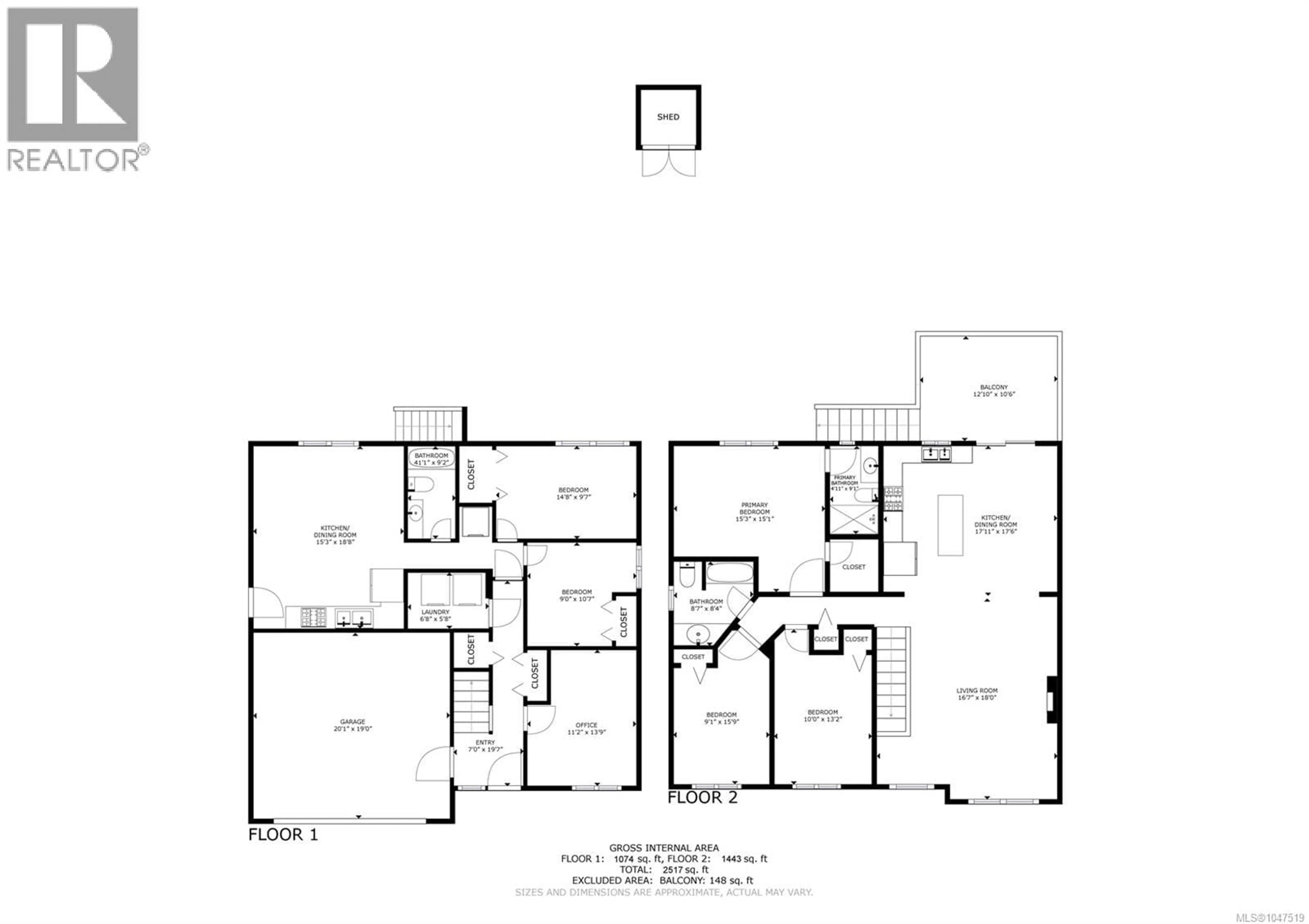 Floor plan for 532 LORI PLACE, Nanaimo British Columbia V9R0H8