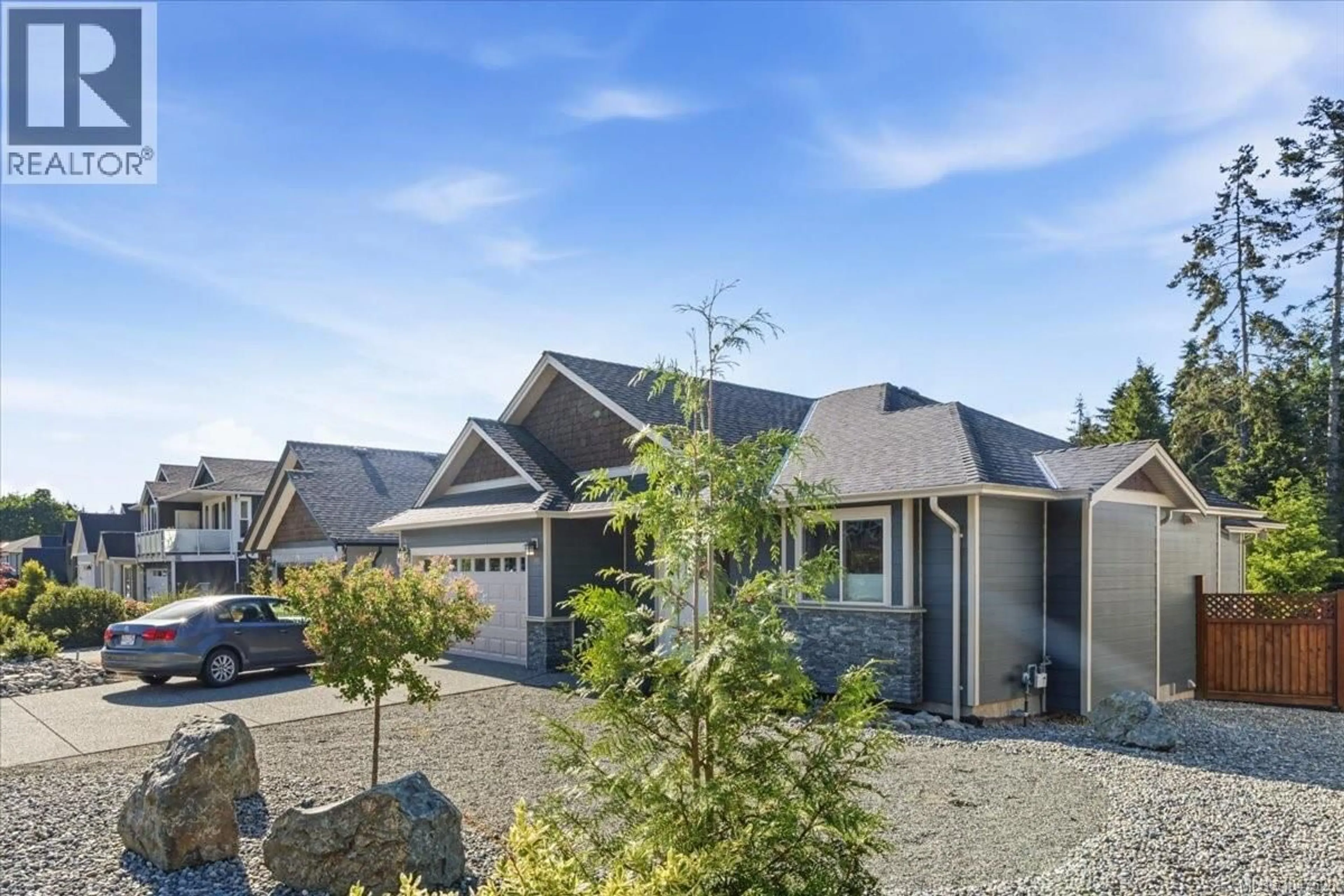 A pic from outside/outdoor area/front of a property/back of a property/a pic from drone, street for 3825 MARJORIE WAY, Nanaimo British Columbia V9T0K3