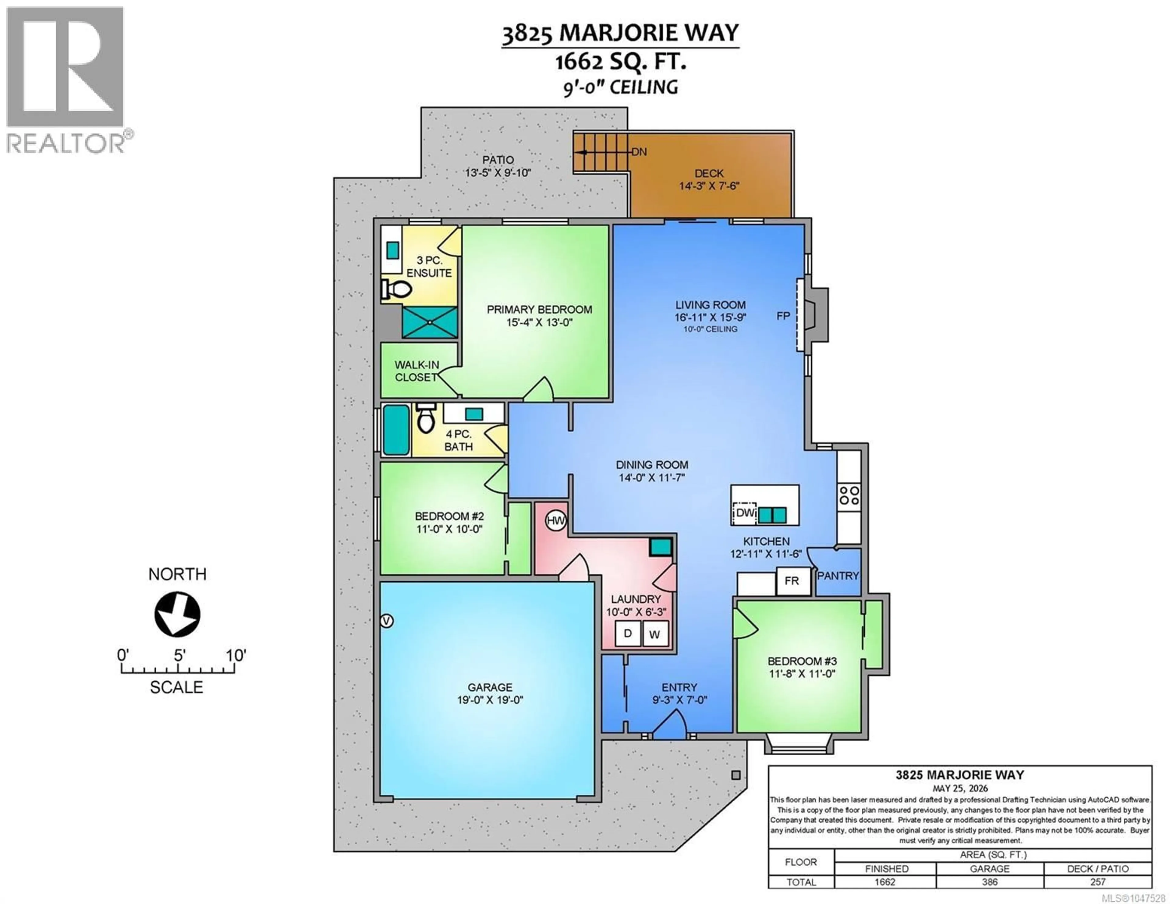 Floor plan for 3825 MARJORIE WAY, Nanaimo British Columbia V9T0K3