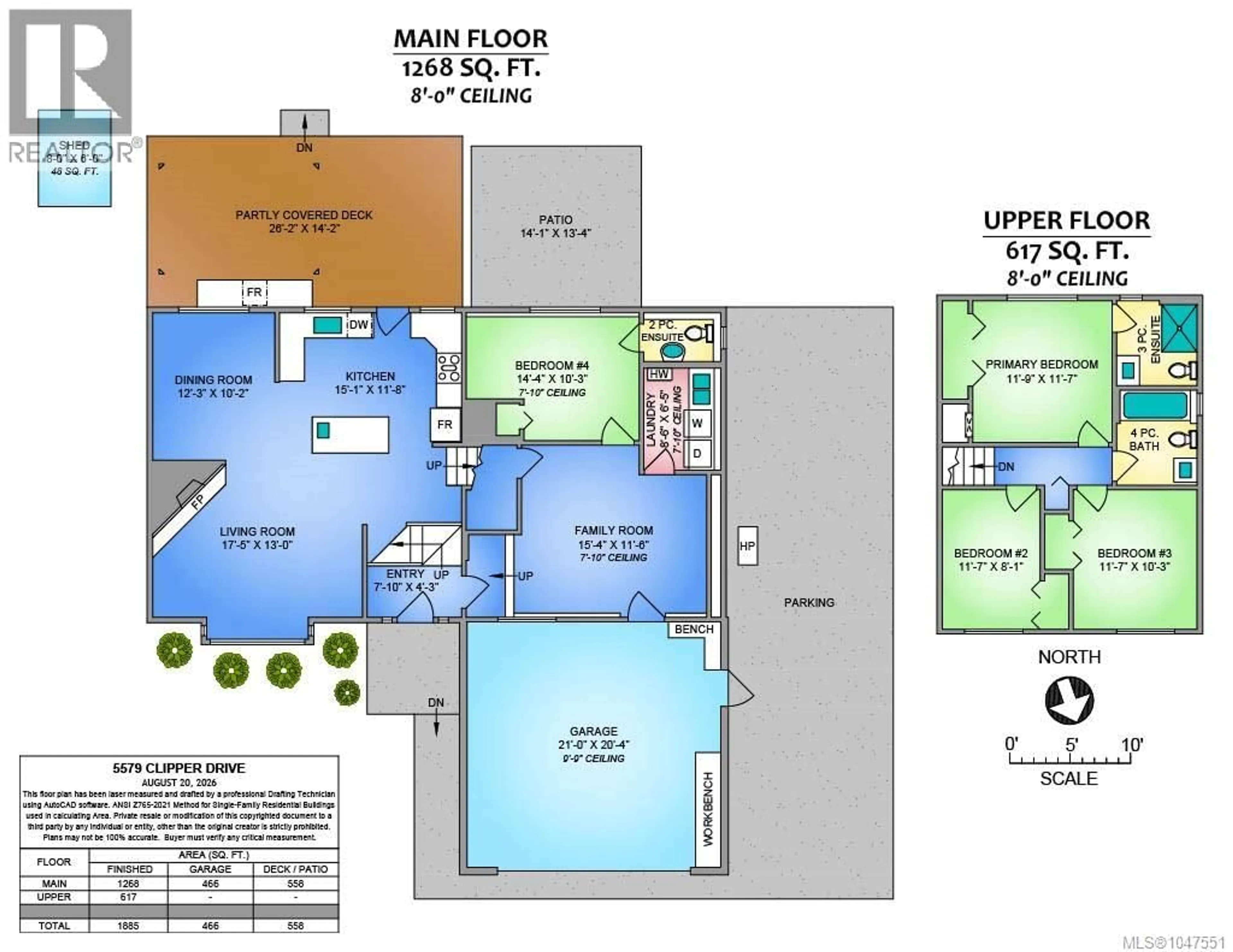 Floor plan for 5579 CLIPPER DRIVE, Nanaimo British Columbia V9T5M7