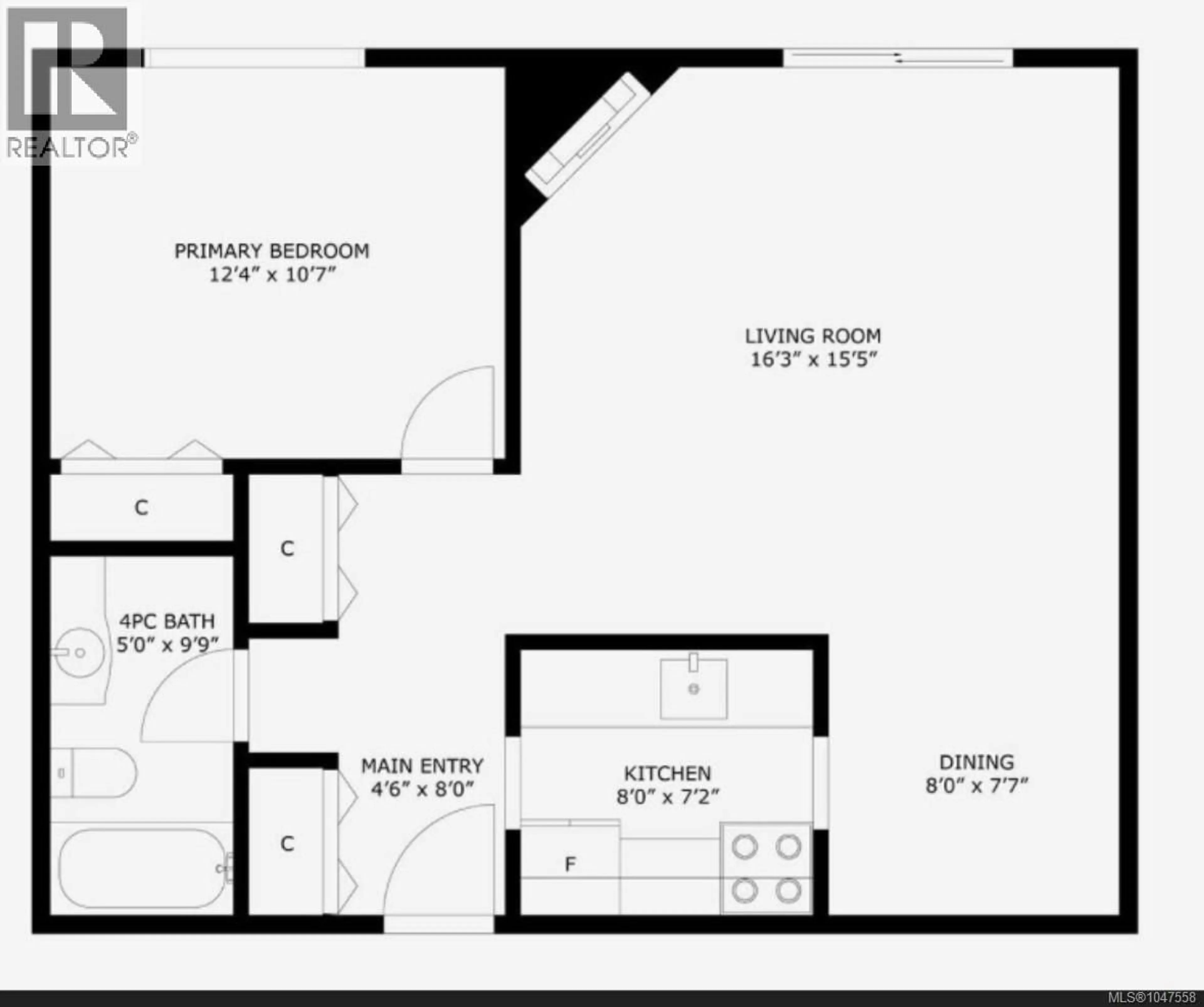 Floor plan for 107 - 363 MORISON AVENUE, Parksville British Columbia V9P1P4