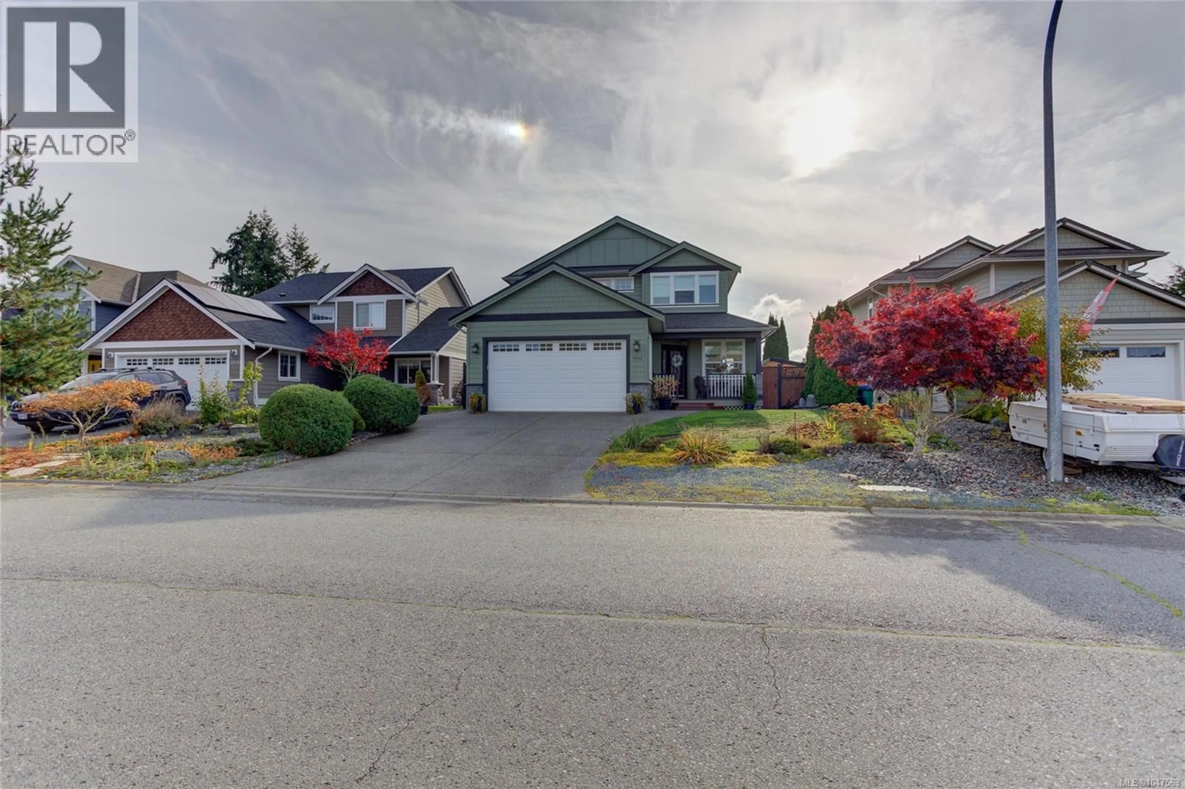 A pic from outside/outdoor area/front of a property/back of a property/a pic from drone, street for 1922 FALCON CRESCENT, Cowichan Bay British Columbia V0R1N1